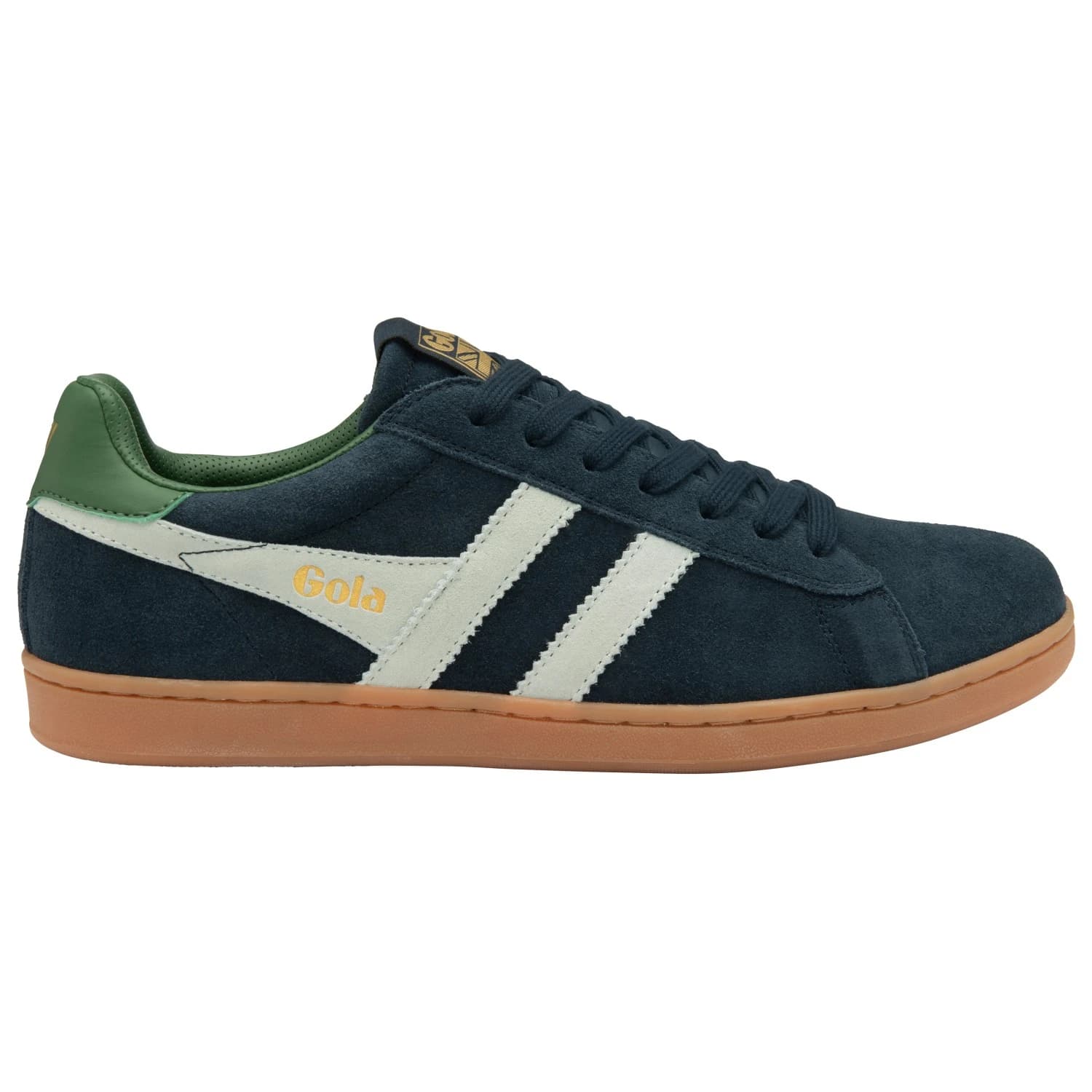 Мъжки маратонки Gola Equipe II Suede Sneakers - Navy / Smoke / Green