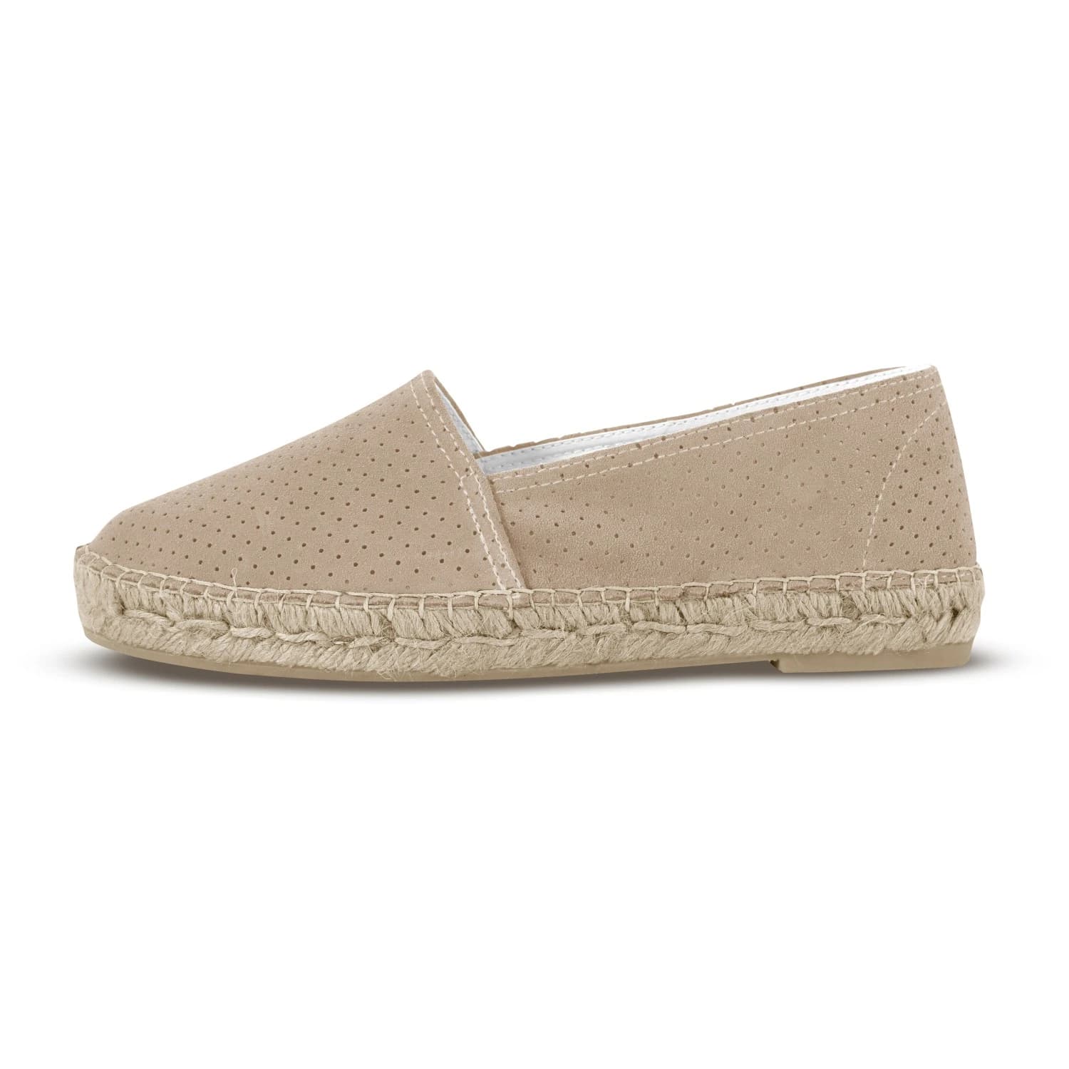 Мъжки ежедневни обувки Espadrij Classic Velour Perfore Casual shoes - Sand