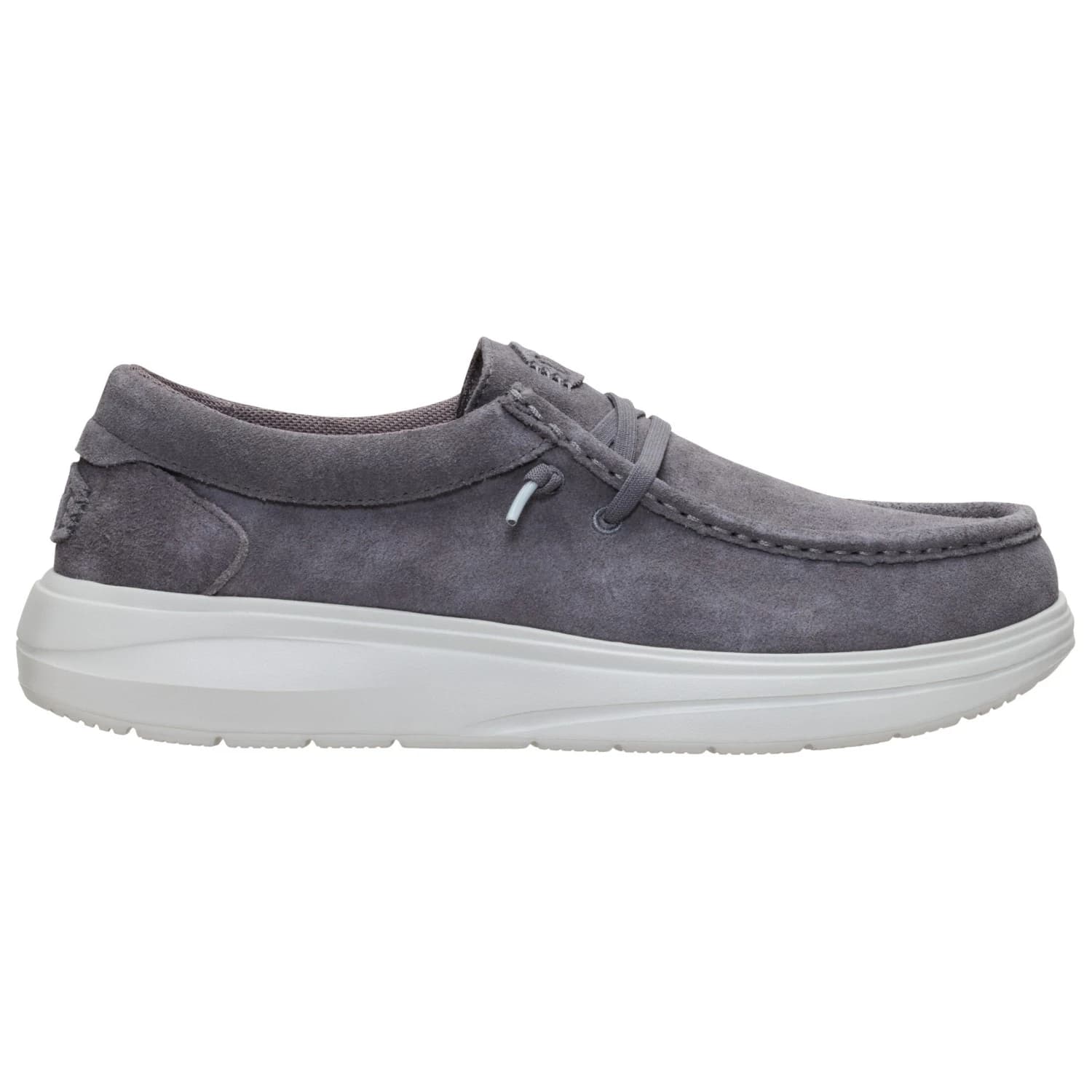 Мъжки маратонки HeyDude Wally COMF Suede Sneakers - Gull Grey / Dawn Blue
