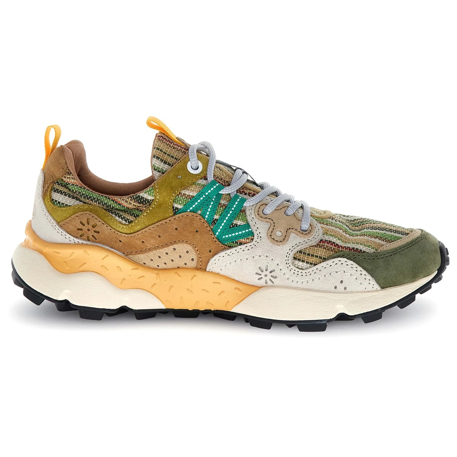 Маратонки Flower Mountain Yamano 3 Uni Sneakers - Military / Brown / Cream
