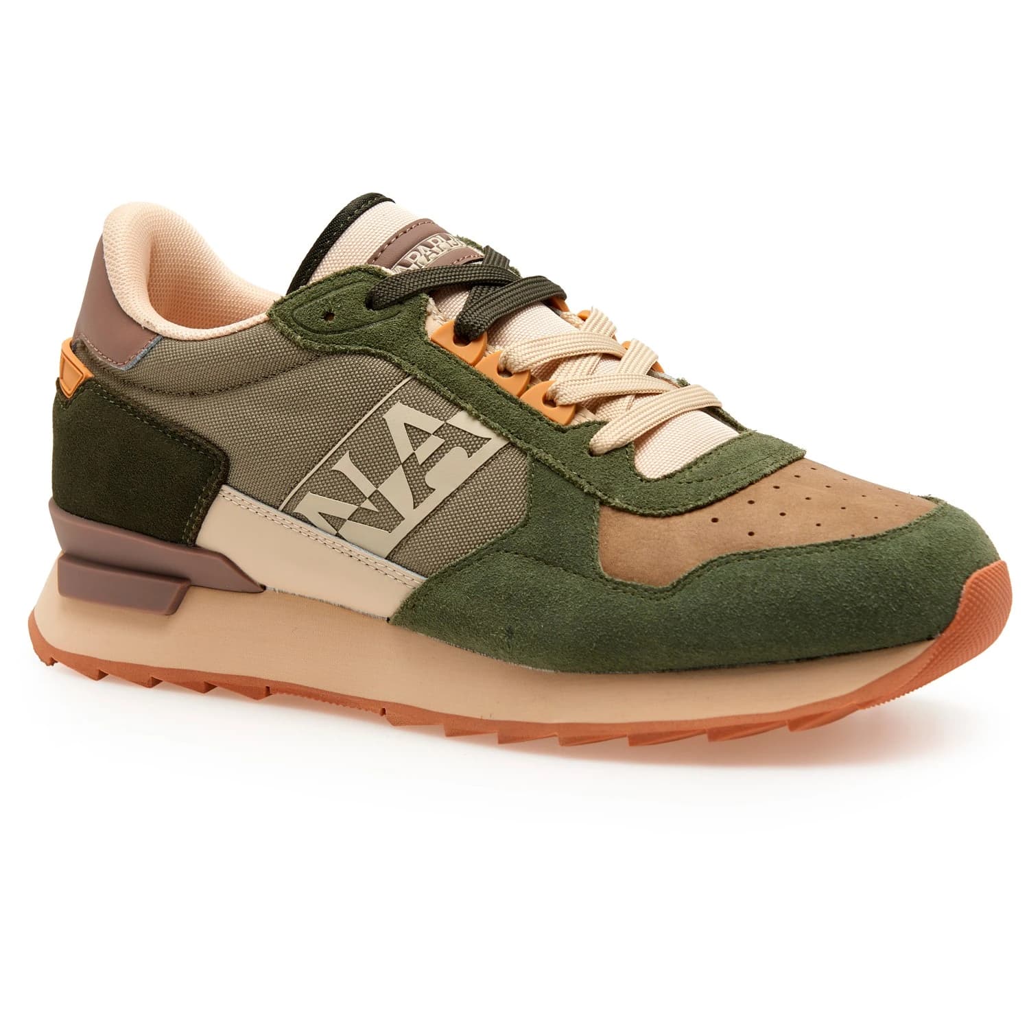 Мъжки маратонки Napapijri Sneaker Stab Sneakers - Taupe / Green