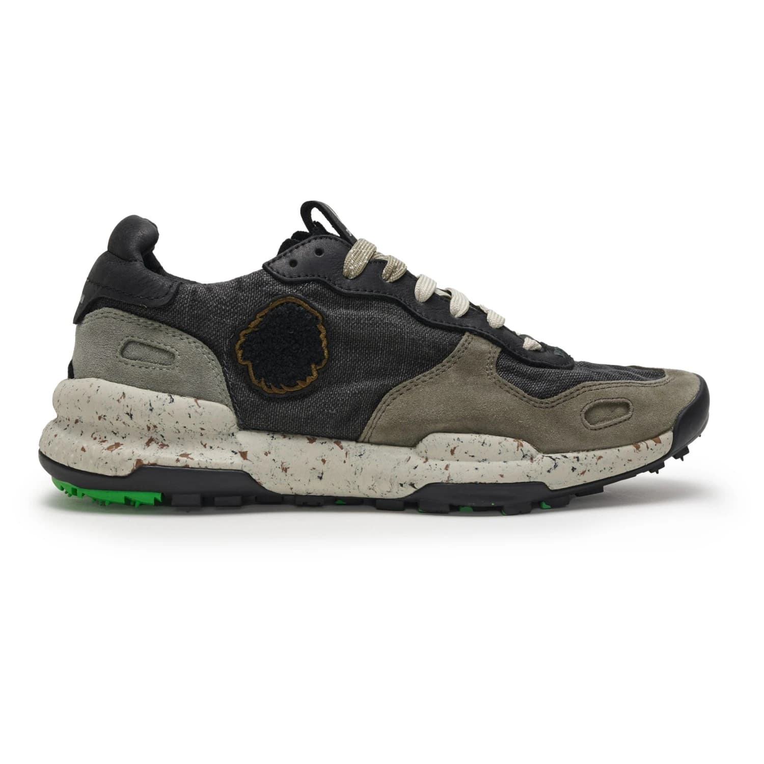 Мъжки маратонки Satorisan Chacrona Linen Sneakers - Fumo Black