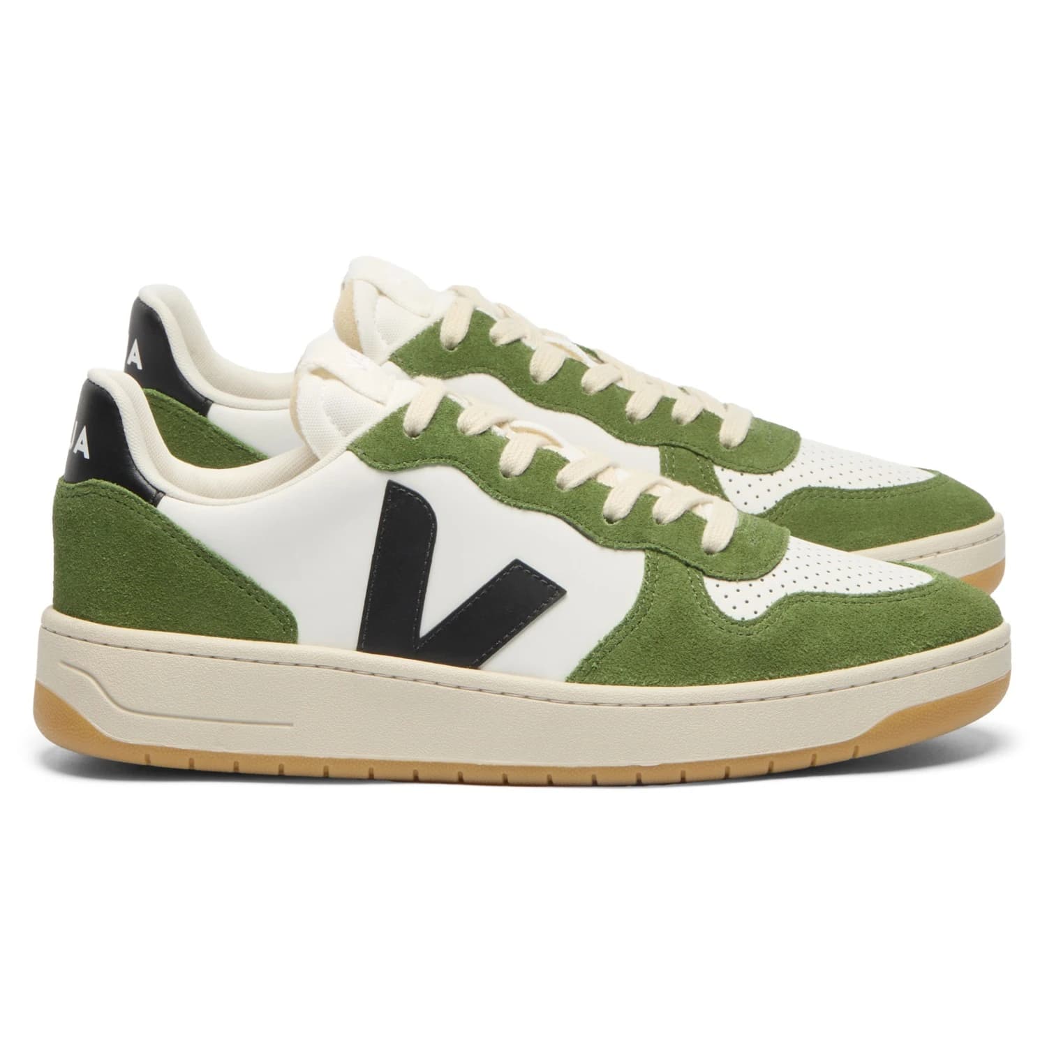 Мъжки маратонки Veja V-10 Prime Sneakers - White / Black / Militar