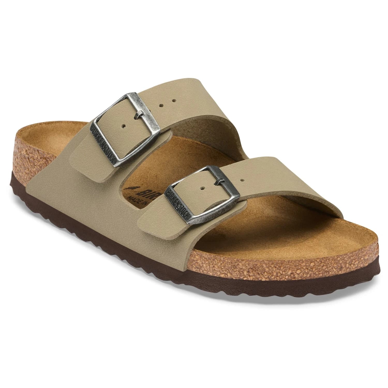 Сандали Birkenstock Arizona BF Sandals - Faded Khaki / Dark Brown