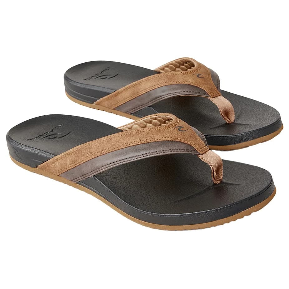 Мъжки сандали Rip Curl Soft Top Open Toe Sandals - Black / Brown