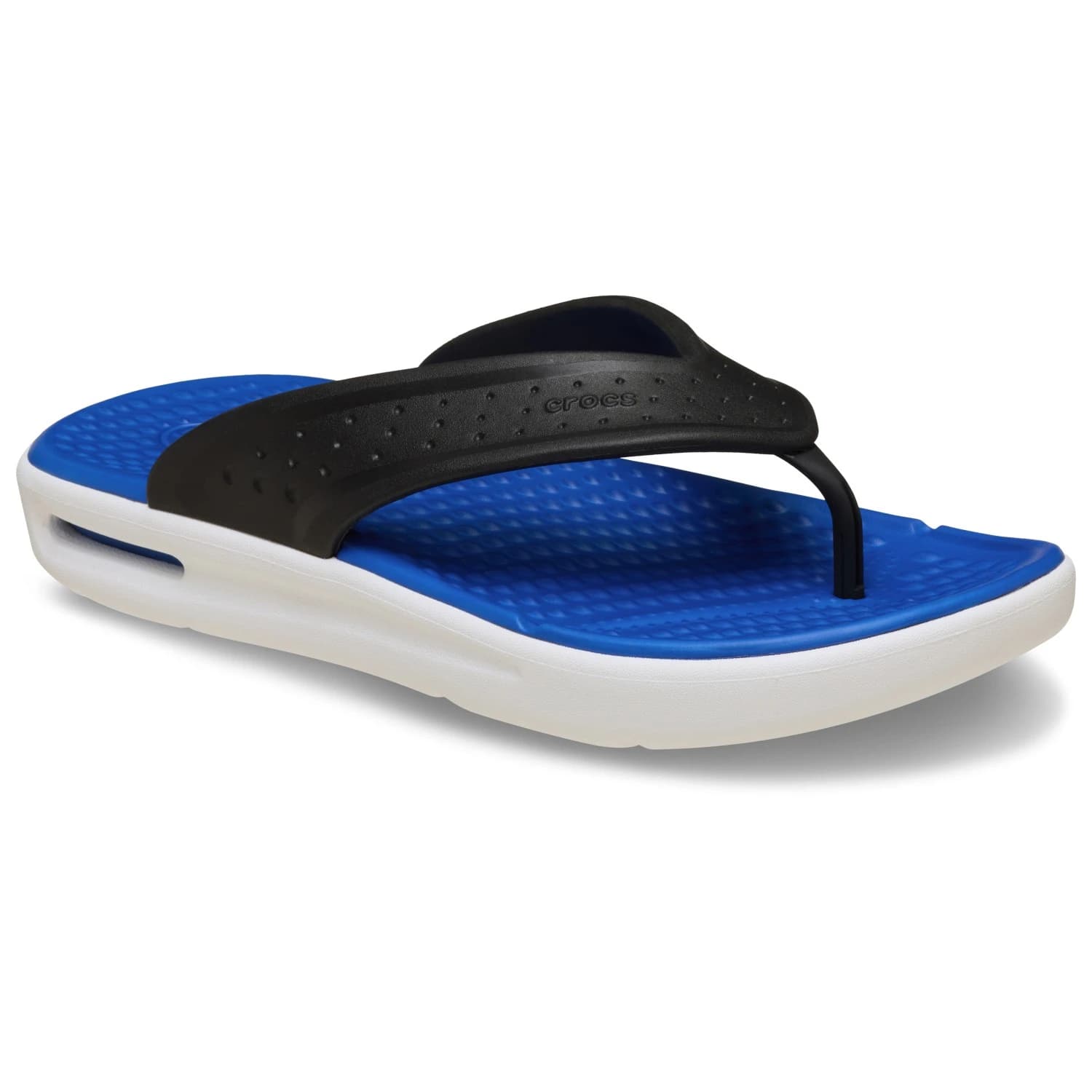 Сандали Crocs Inmotion Flip Sandals - Black / Blue Bolt