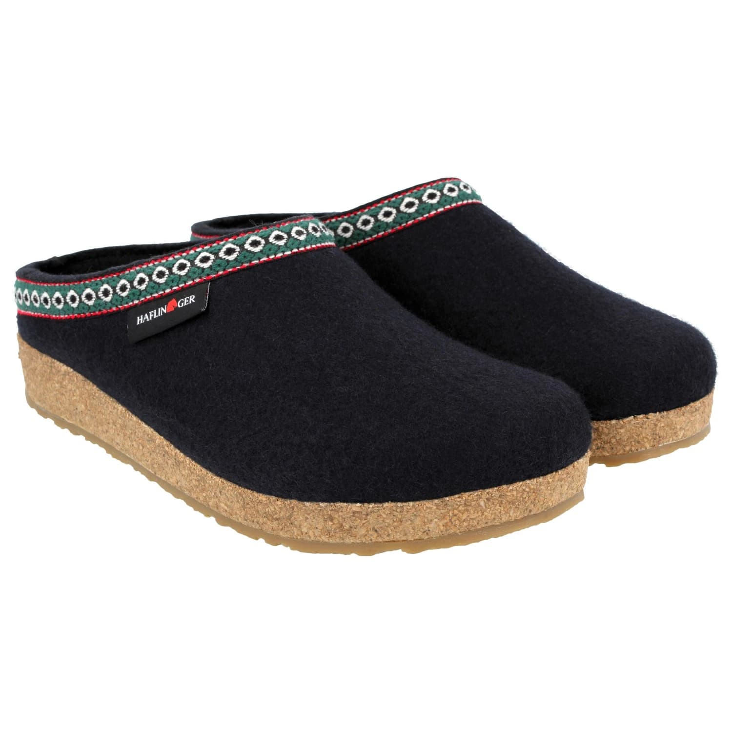 Пантофи Haflinger Grizzly Franzl Slippers - Midblue