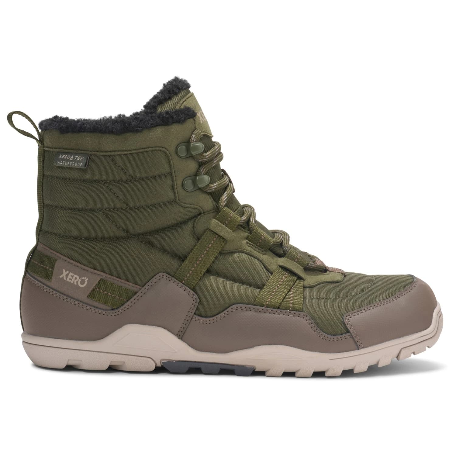 Зимни ботуши Xero Shoes Alpine Barefoot shoes - Army Green
