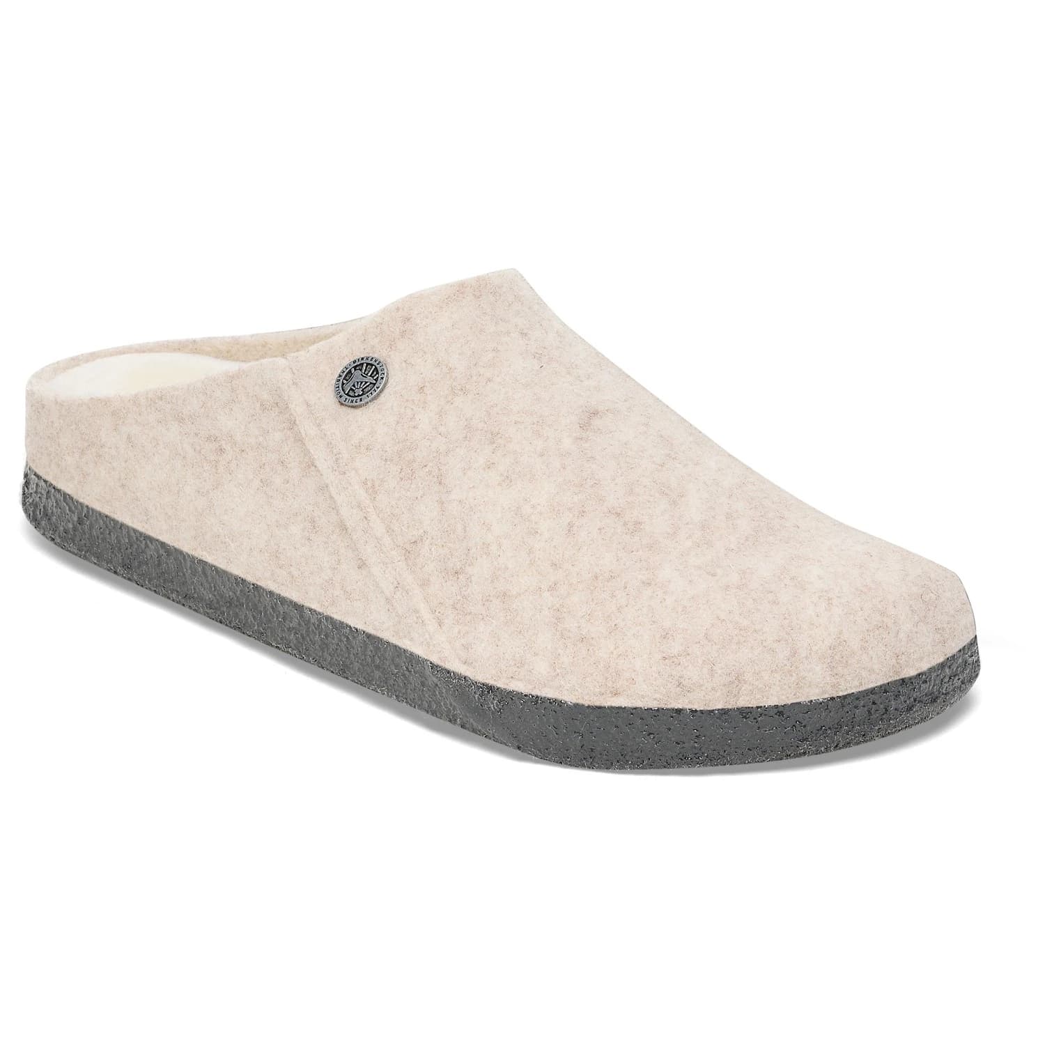 Пантофи Birkenstock Zermatt Shearling Wool Felt Slippers - Eggshell