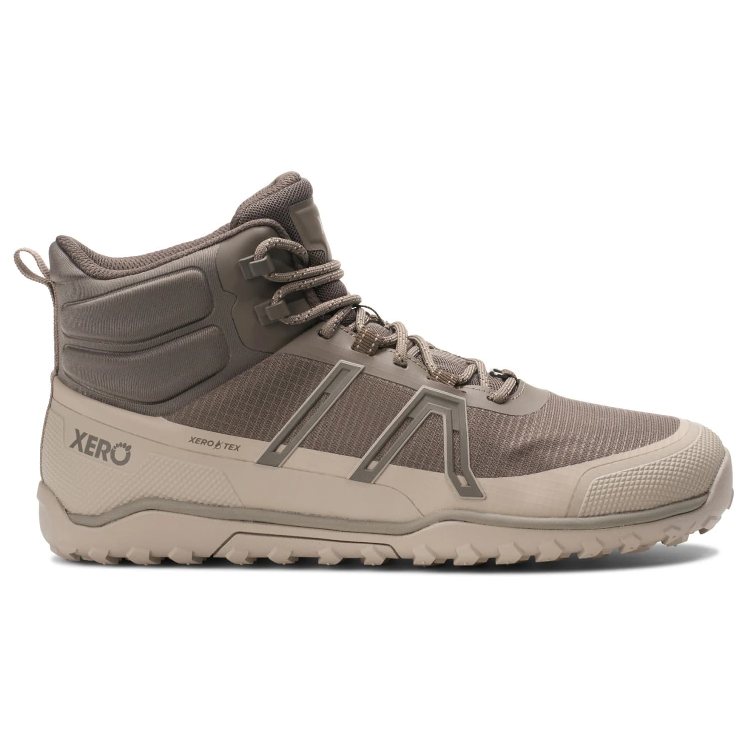 Мъжки обувки barefoot Xero Shoes Scrambler Trail Mid WP Barefoot shoes - Morel / Pure Cashmere