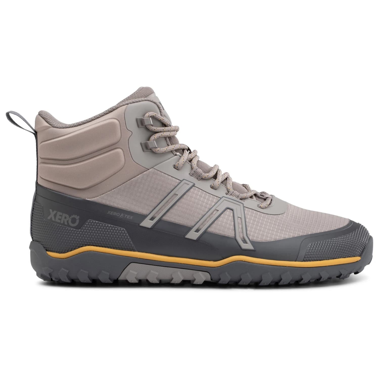 Мъжки обувки barefoot Xero Shoes Scrambler Trail Mid WP Barefoot shoes - Driftwood / Asphalt