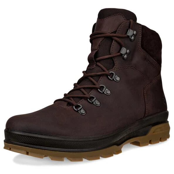 Мъжки ежедневни боти Ecco Rugged Track Waterproof Lace Boot Casual boots - Coffee