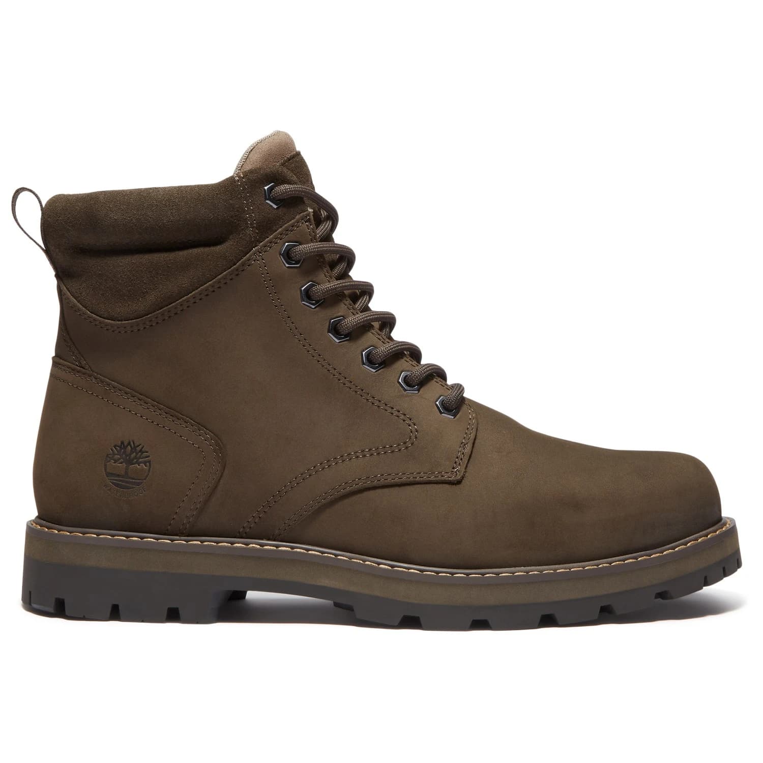Мъжки ежедневни боти Timberland Britton Road Mid Lace Up Waterproof Boot Casual boots - Dark Brown Nubuck