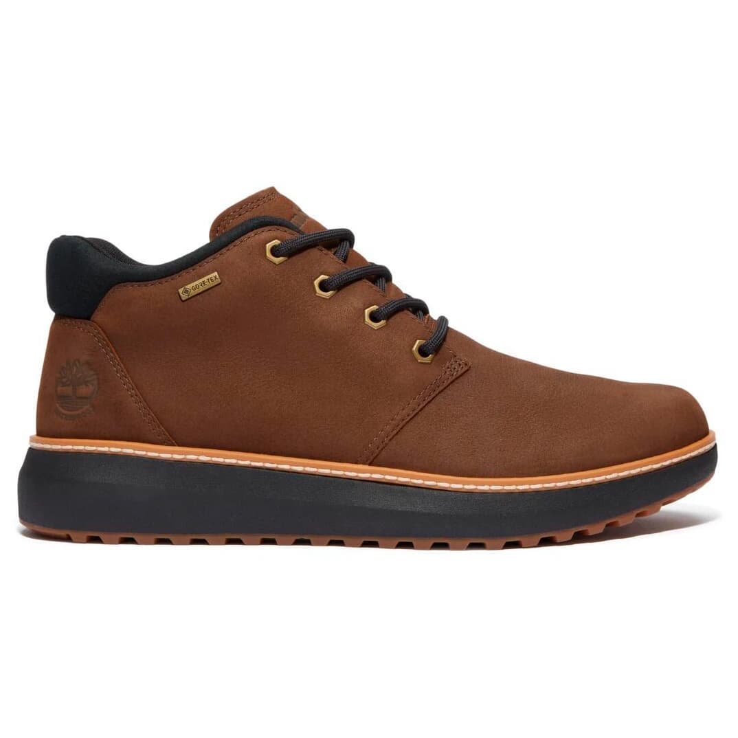 Мъжки ежедневни боти Timberland Hudson Road Mid Lace Up GTX Chukka Boot Casual shoes - Dark Brown Nubuck