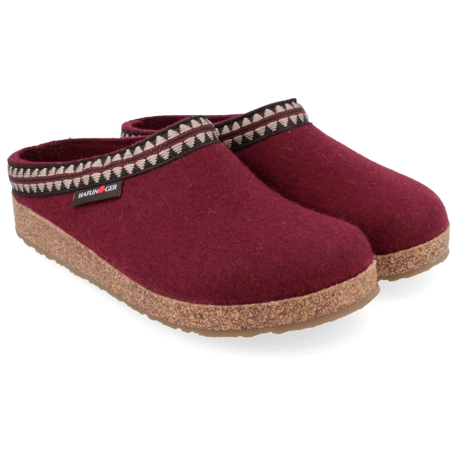 Пантофи Haflinger Grizzly Lucky Slippers - Bordeaux