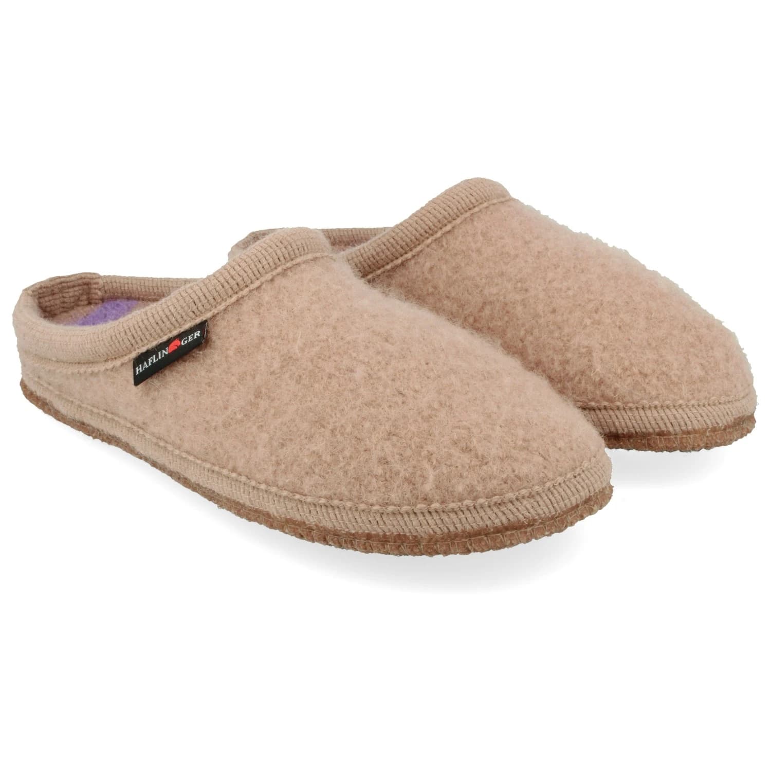 Пантофи Haflinger Walktoffel Striped Slippers - Almond