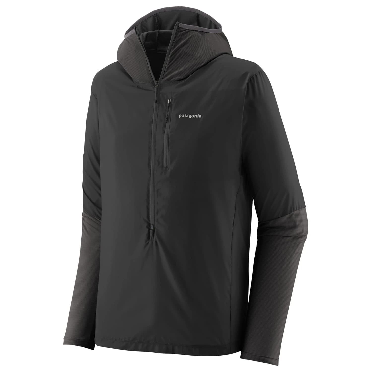 Мъжко ветрозащитно яке Patagonia Airshed Pro P/O Running jacket - Black