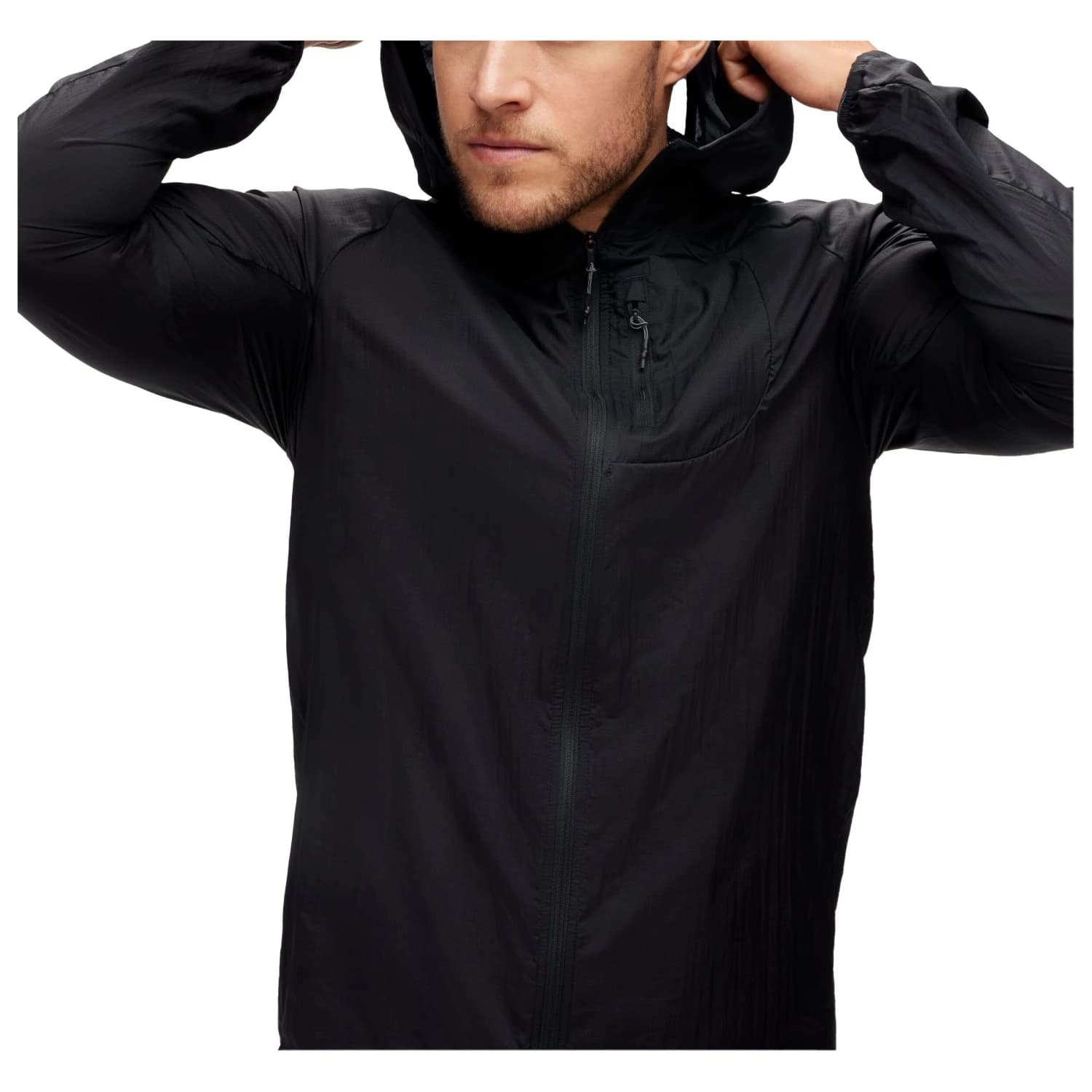 Мъжко яке за бягане HOKA Skyflow Jacket Running jacket - Black