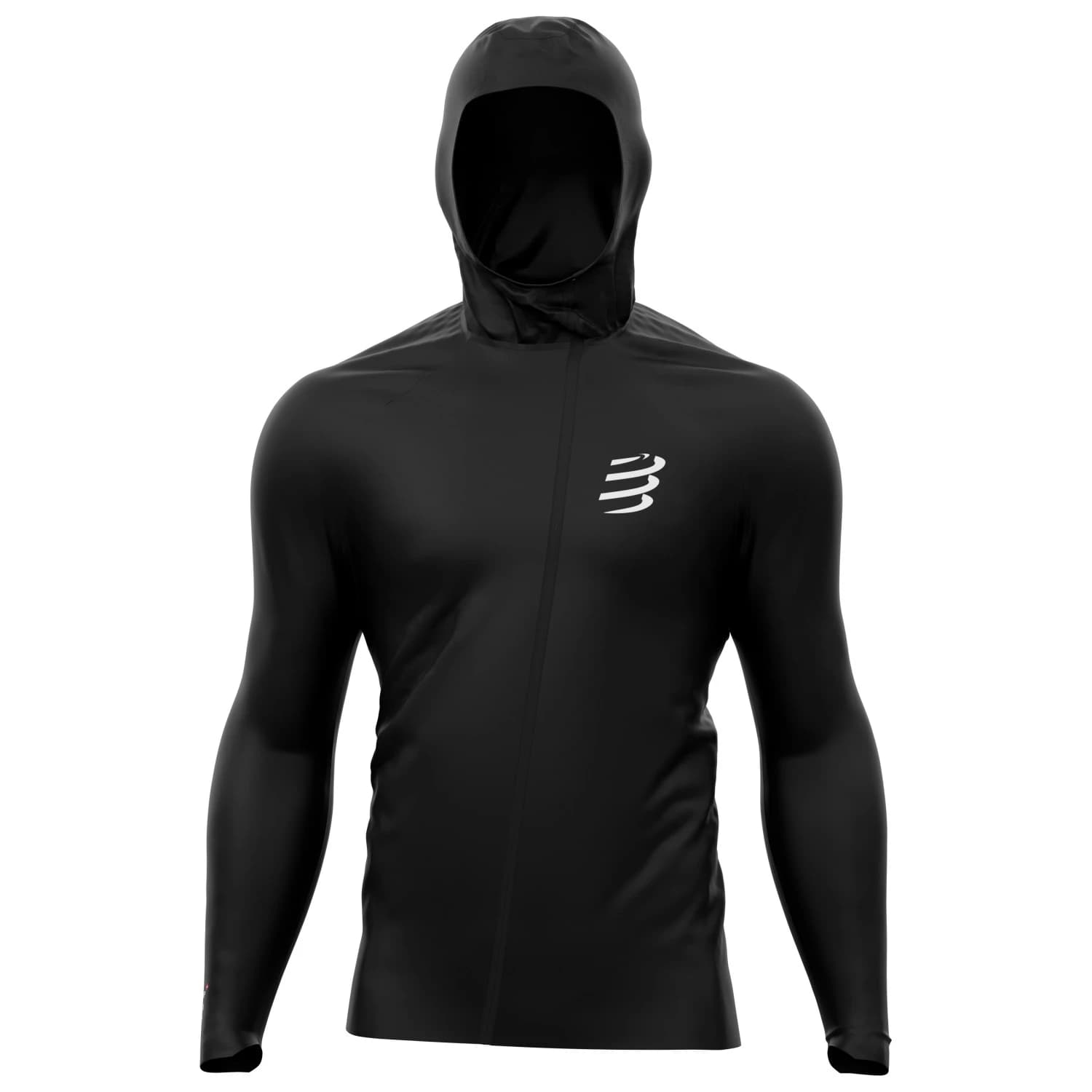 Яке за бягане Compressport Hurricane Waterproof 10/10 Jacket Running jacket - Black