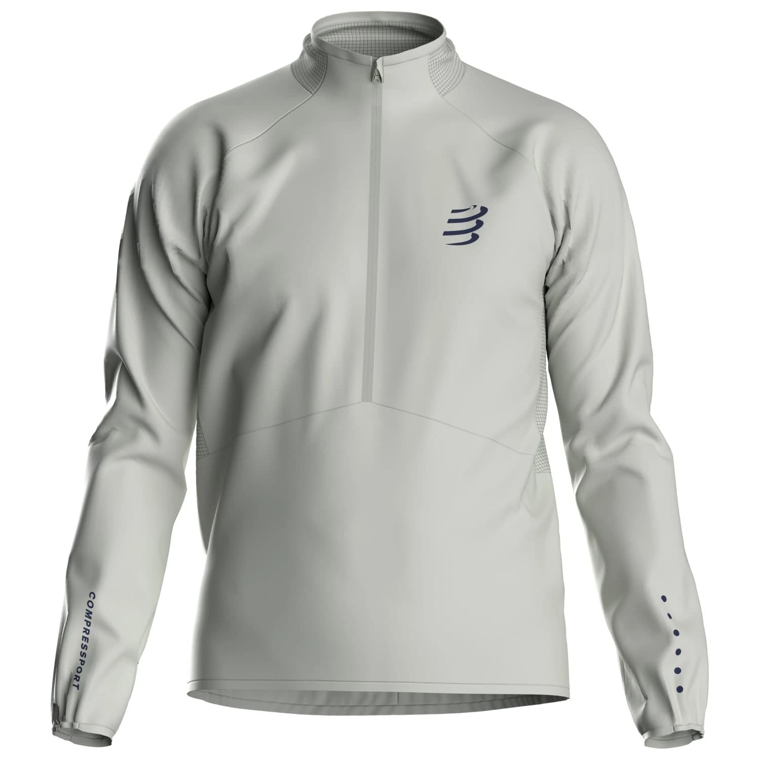 Мъжко яке за бягане Compressport Aura Windproof Jacket Running jacket - Gray Violet / Reflective Peacoat