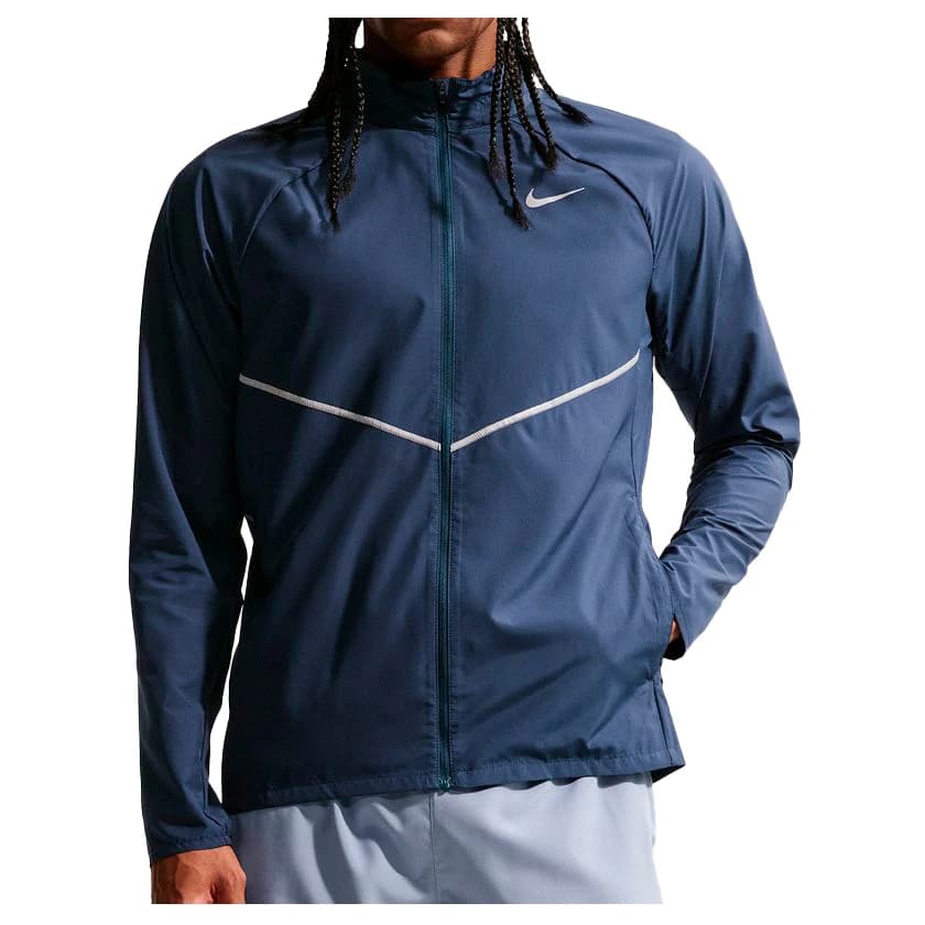 Мъжко яке за бягане Nike UV Repel Miler Jacket Running jacket - Midnight Navy / Obsidian / Reflective Silver
