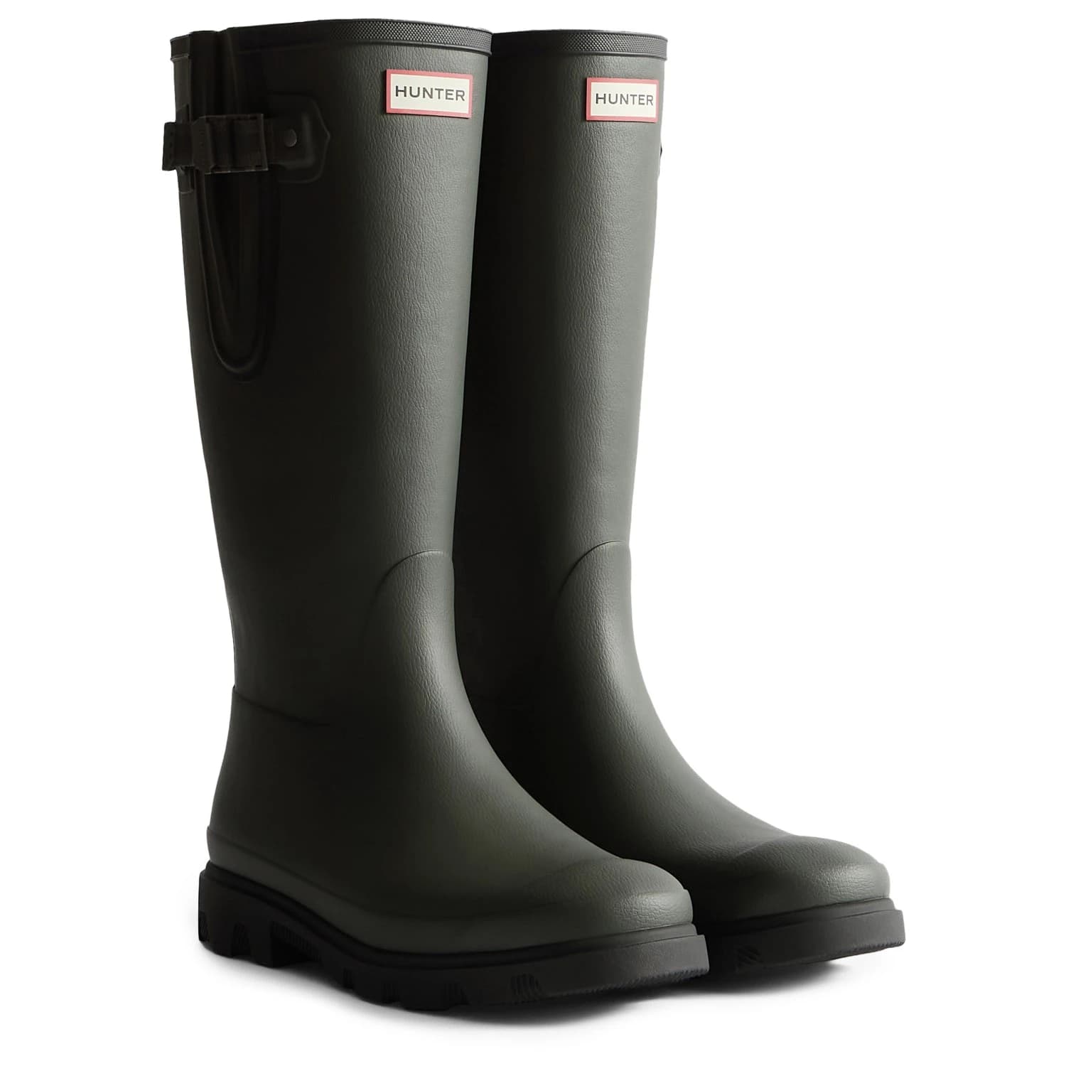 Гумени ботуши Hunter Boots Field Downpour Adjustable Boot Wellington boots - Dark Olive / Black
