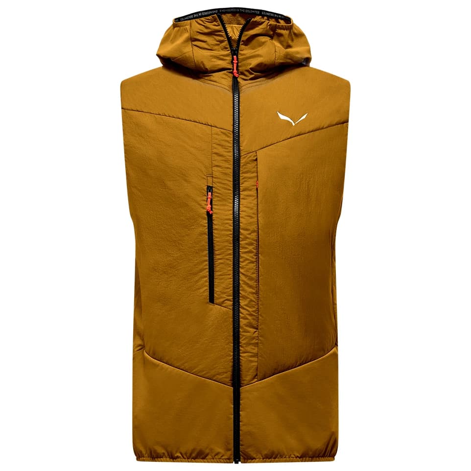 Мъжки вълнен елек Salewa Sella DST/TWR Hybid Vest Merino vest - Golden Brown