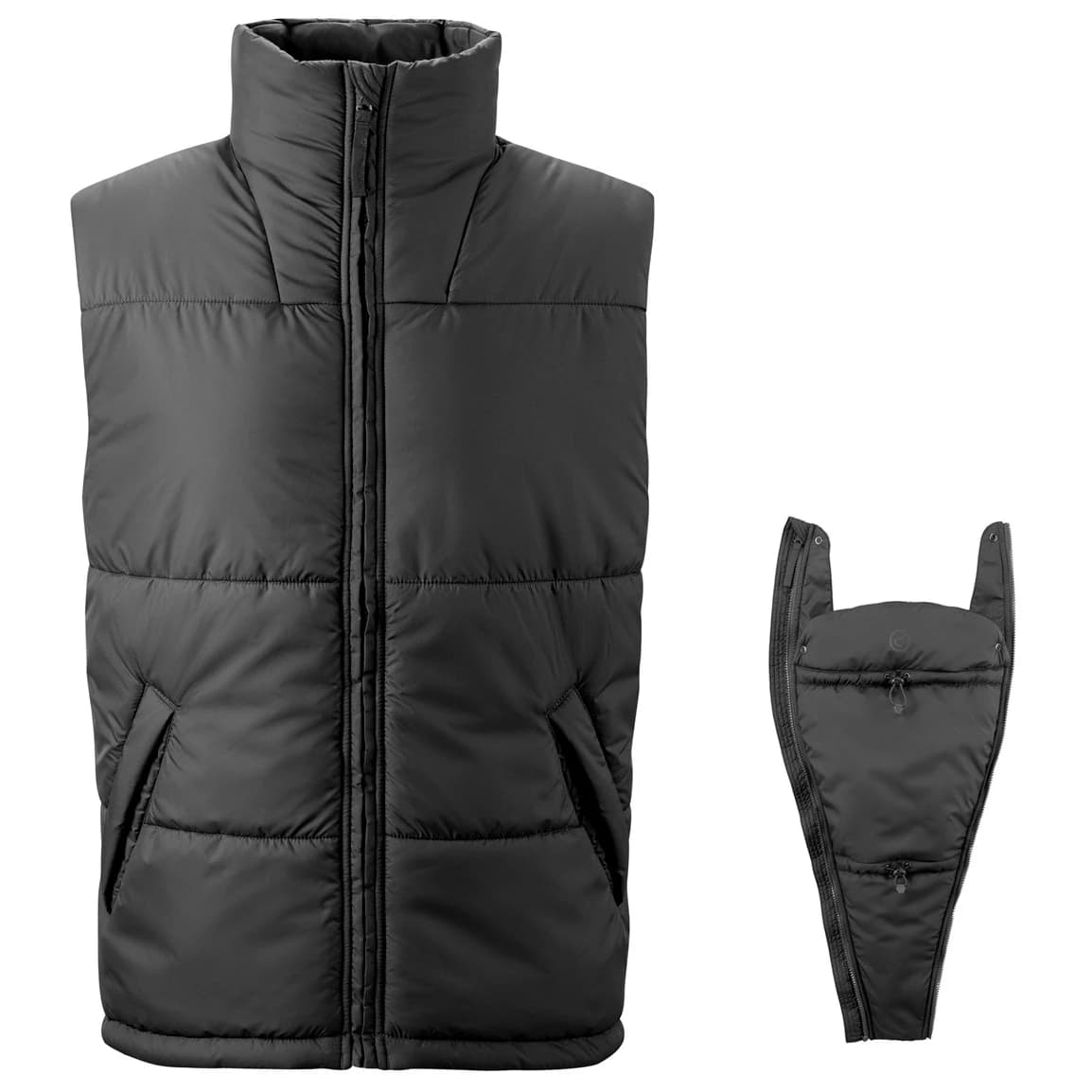Синтетичен елек Mamalila Trageweste Stockholm Synthetic vest - Black