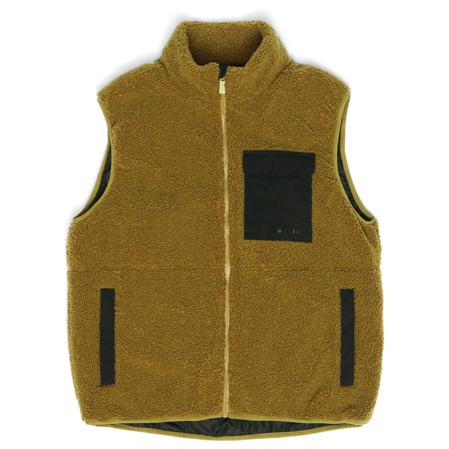 Мъжки поларен елек Mazine Padded Sherpa Vest Fleece vest - Dried Olive / Black