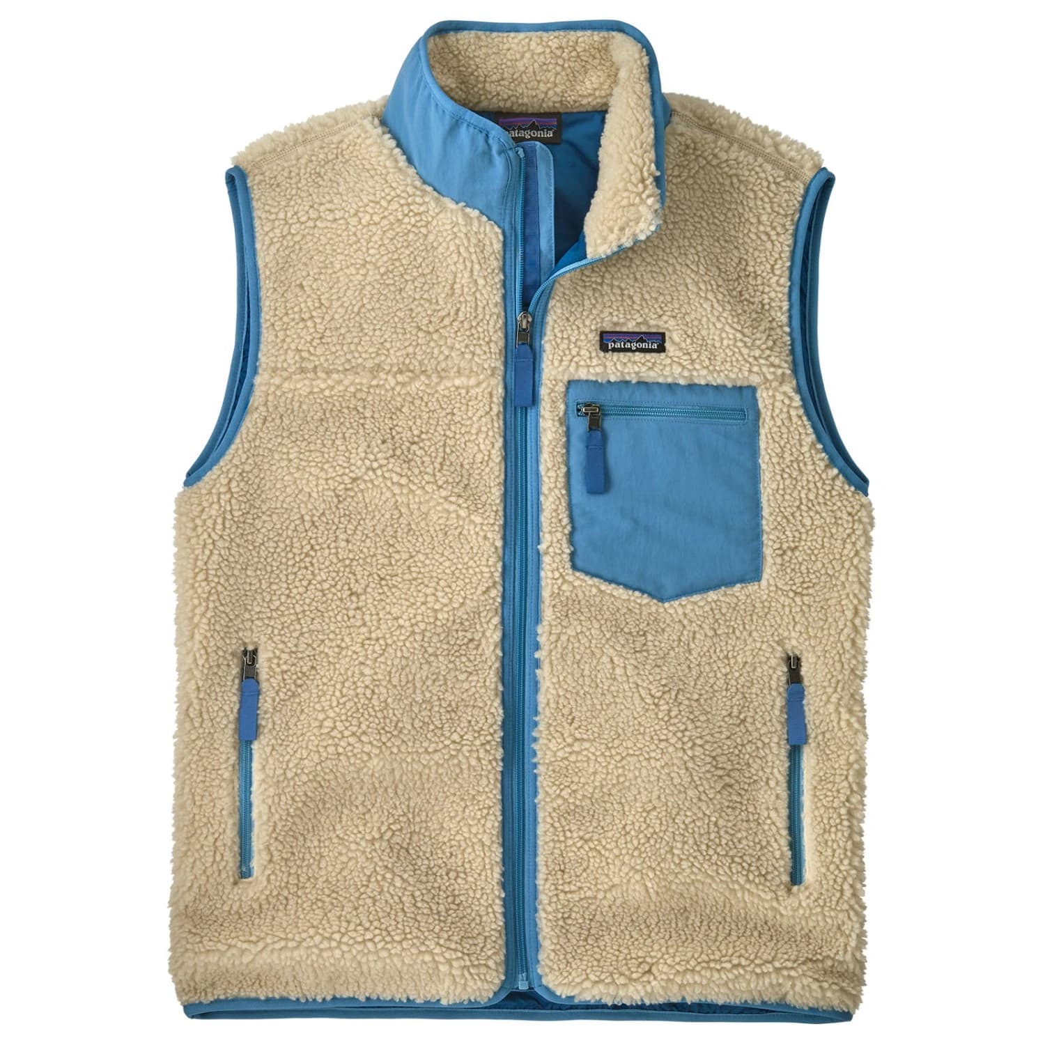 Мъжки поларен елек Patagonia Classic Retro-X Vest Fleece vest - Dark Natural w/Shore Blue