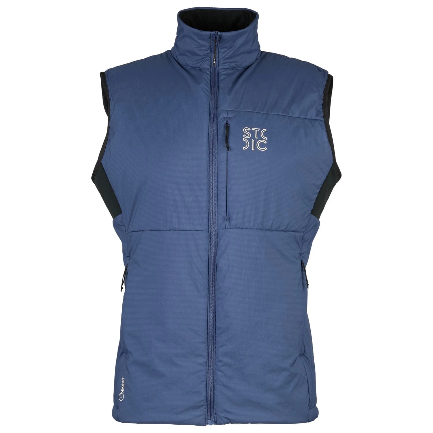 Мъжки вълнен елек Stoic MountainWool60 JokkmokkSt. Hybrid Vest Winter vest - Light Navy Blue / Black