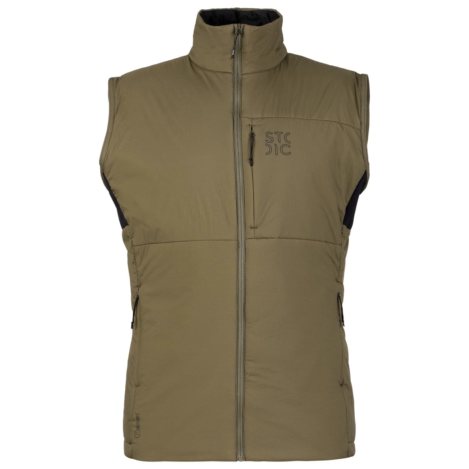 Мъжки вълнен елек Stoic MountainWool60 JokkmokkSt. Hybrid Vest Winter vest - Olive Green / Black