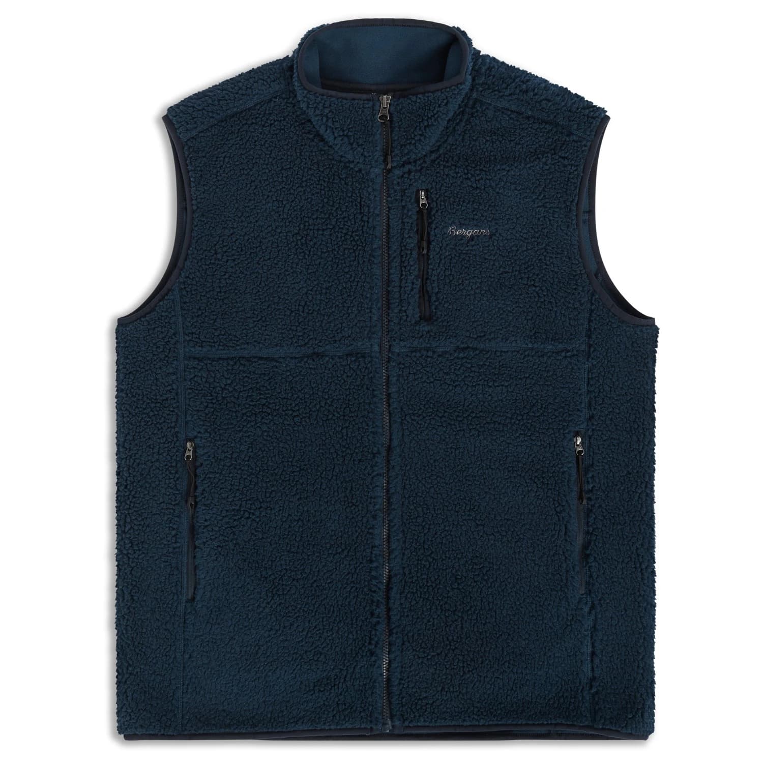 Мъжки поларен елек Bergans Lunnan Pile Fleece Vest Fleece vest - Navy Blue