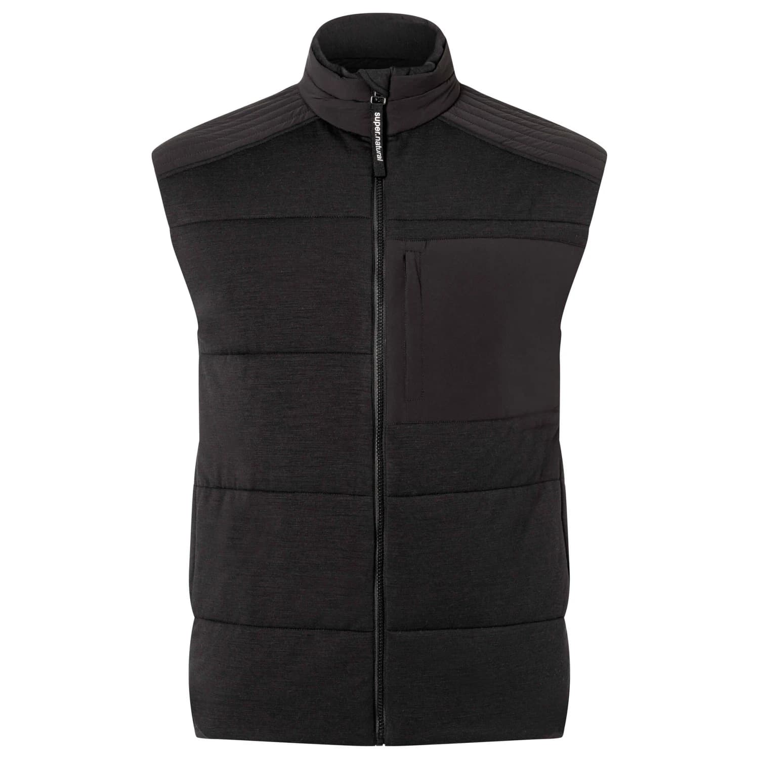 Мъжки вълнен елек super.natural Shield DWR Vest Merino vest - Jet Black
