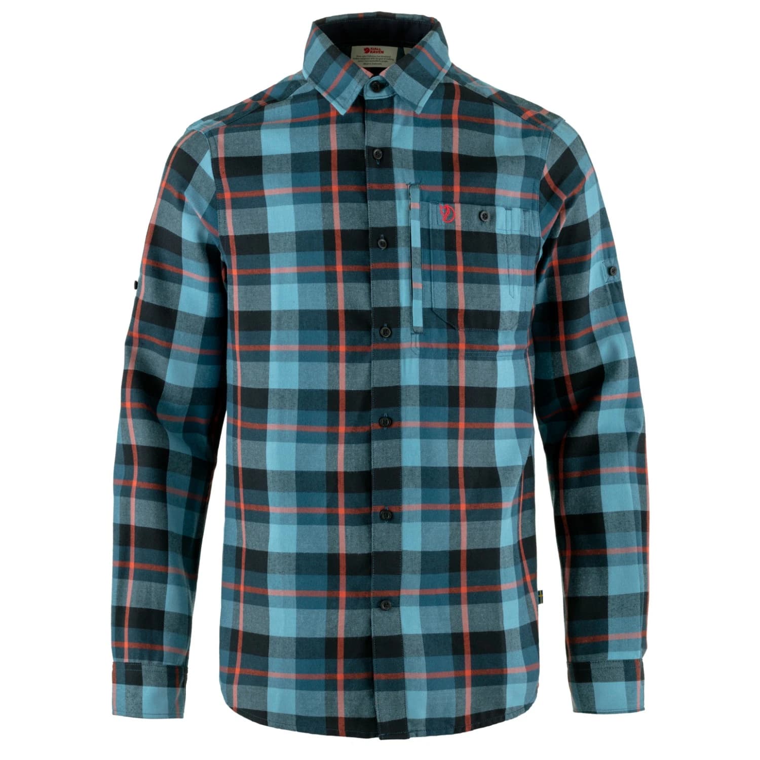 Мъжка риза с копчета Fjällräven Fjällglim Shirt - Indigo Blue / Dawn Blue