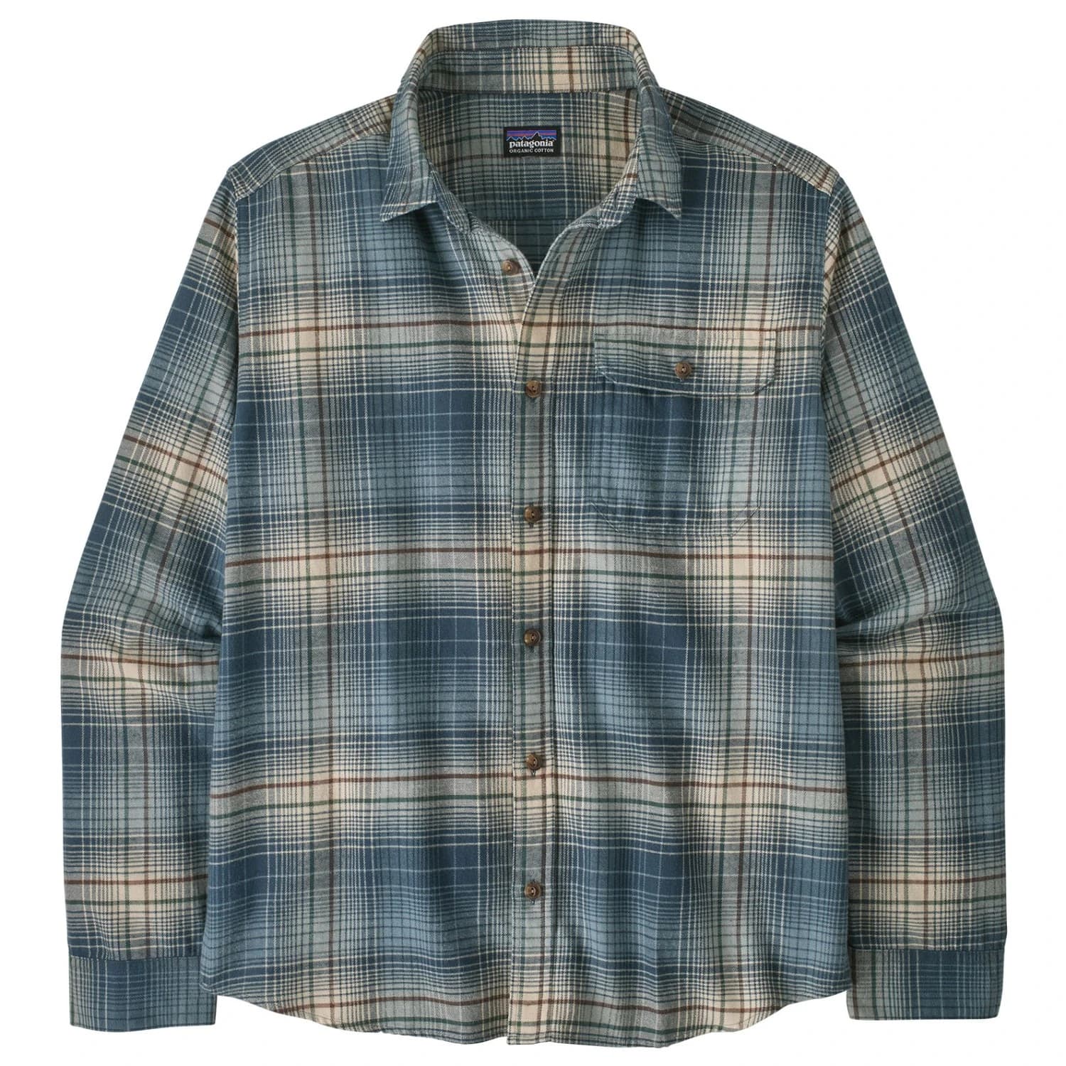 Мъжка риза с копчета Patagonia L/S LW Fjord Flannel Shirt - Melting Ombre: Summit Blue