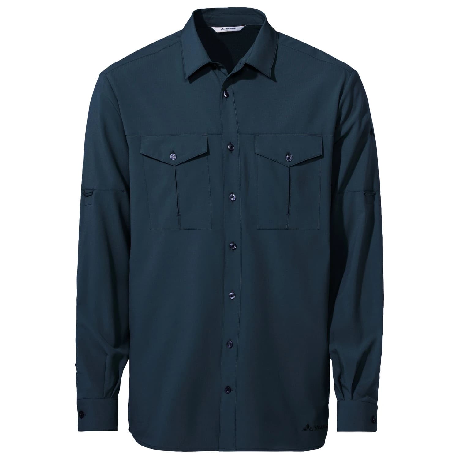 Мъжка риза с копчета Vaude Rosemoor L/S Shirt II Shirt - Dark Sea Uni