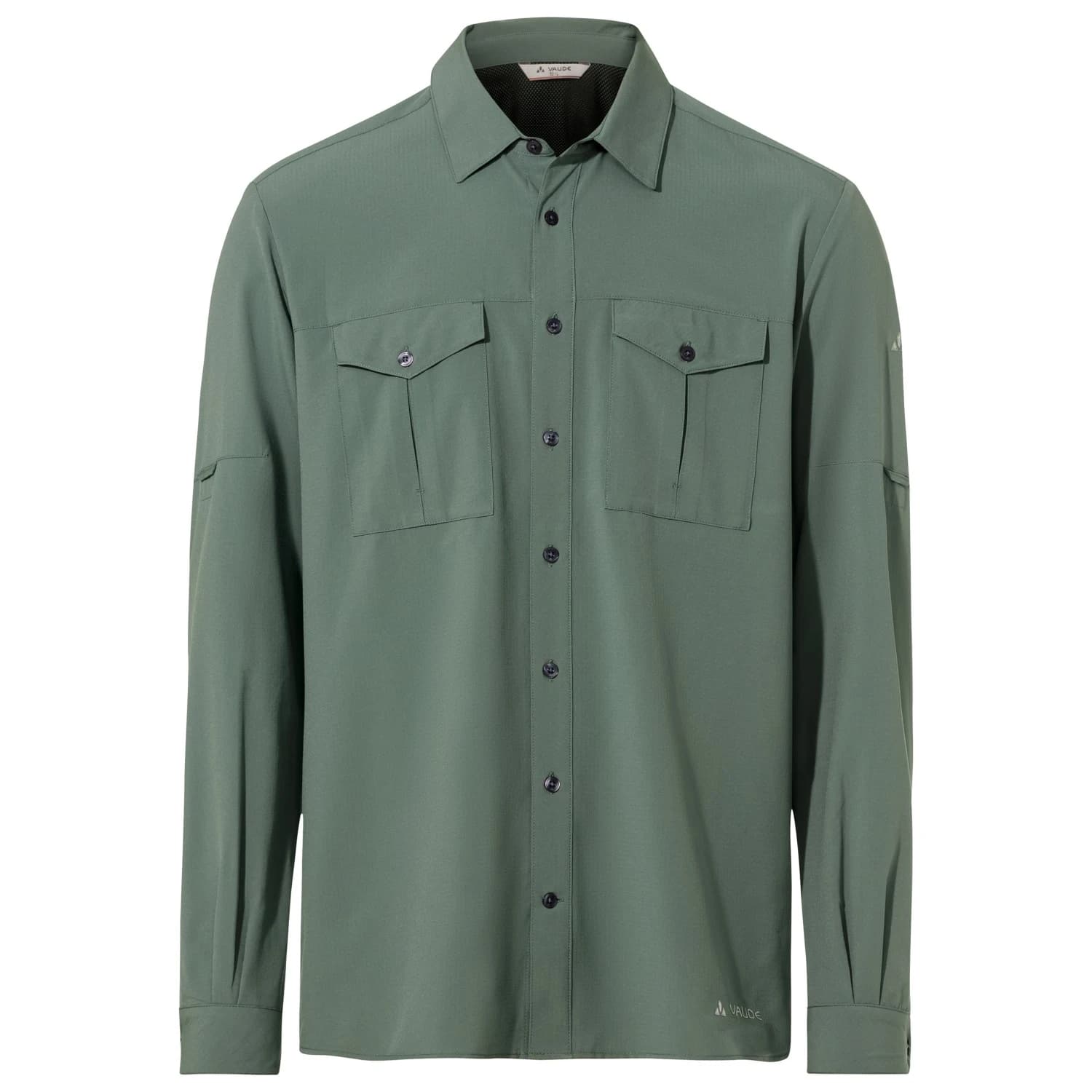 Мъжка риза с копчета Vaude Rosemoor L/S Shirt II Shirt - Agave