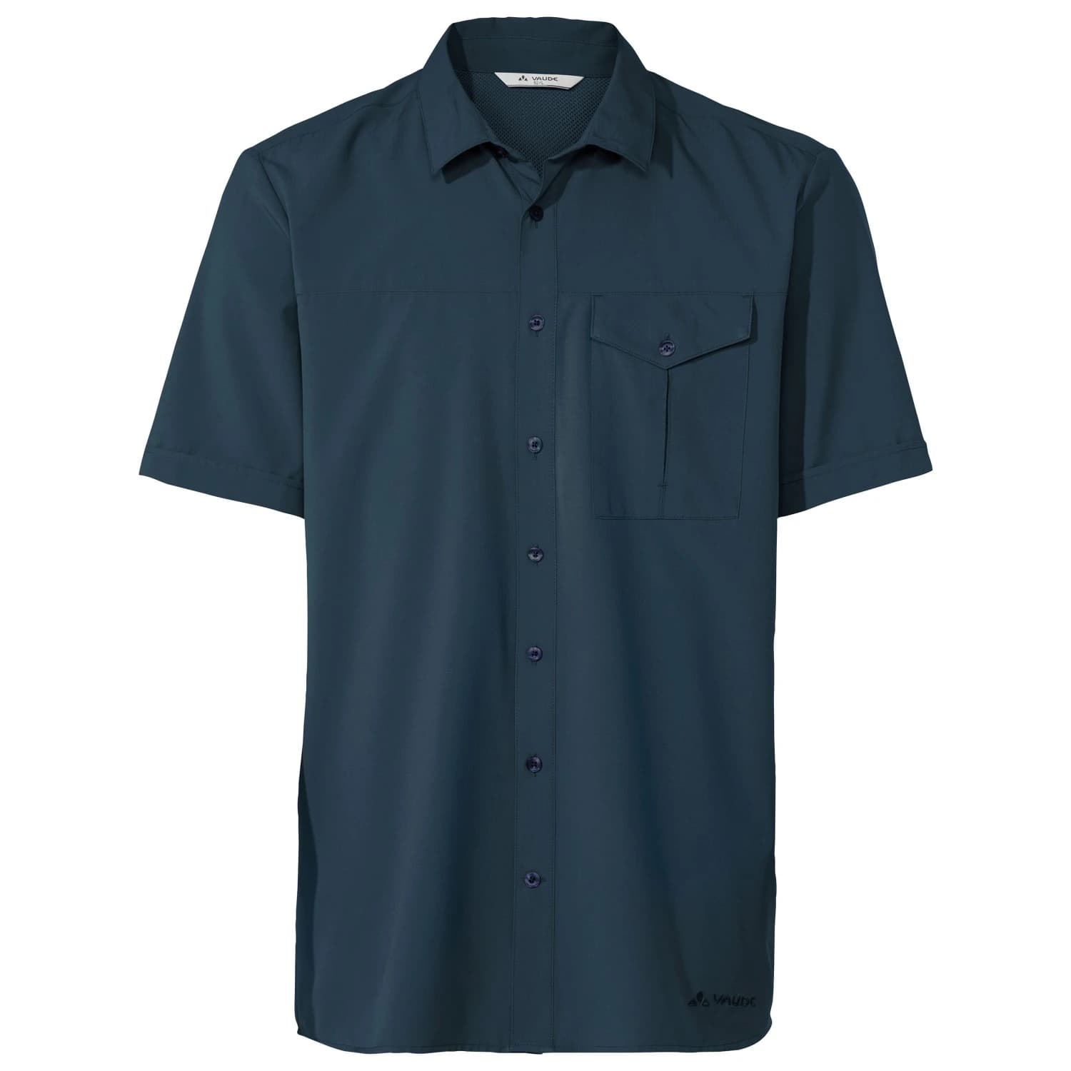 Мъжка риза с копчета Vaude Rosemoor Shirt II Shirt - Dark Sea Uni
