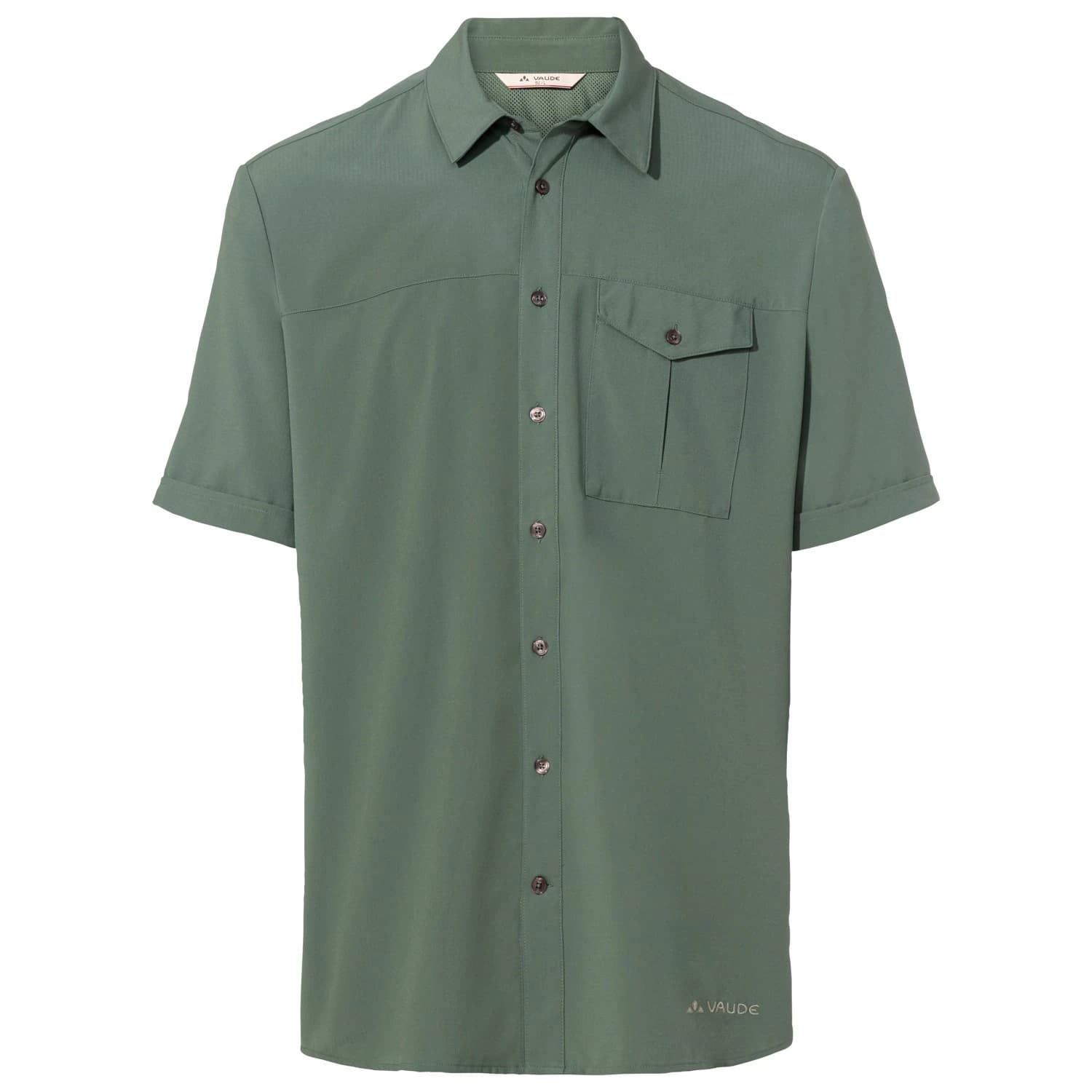 Мъжка риза с копчета Vaude Rosemoor Shirt II Shirt - Agave