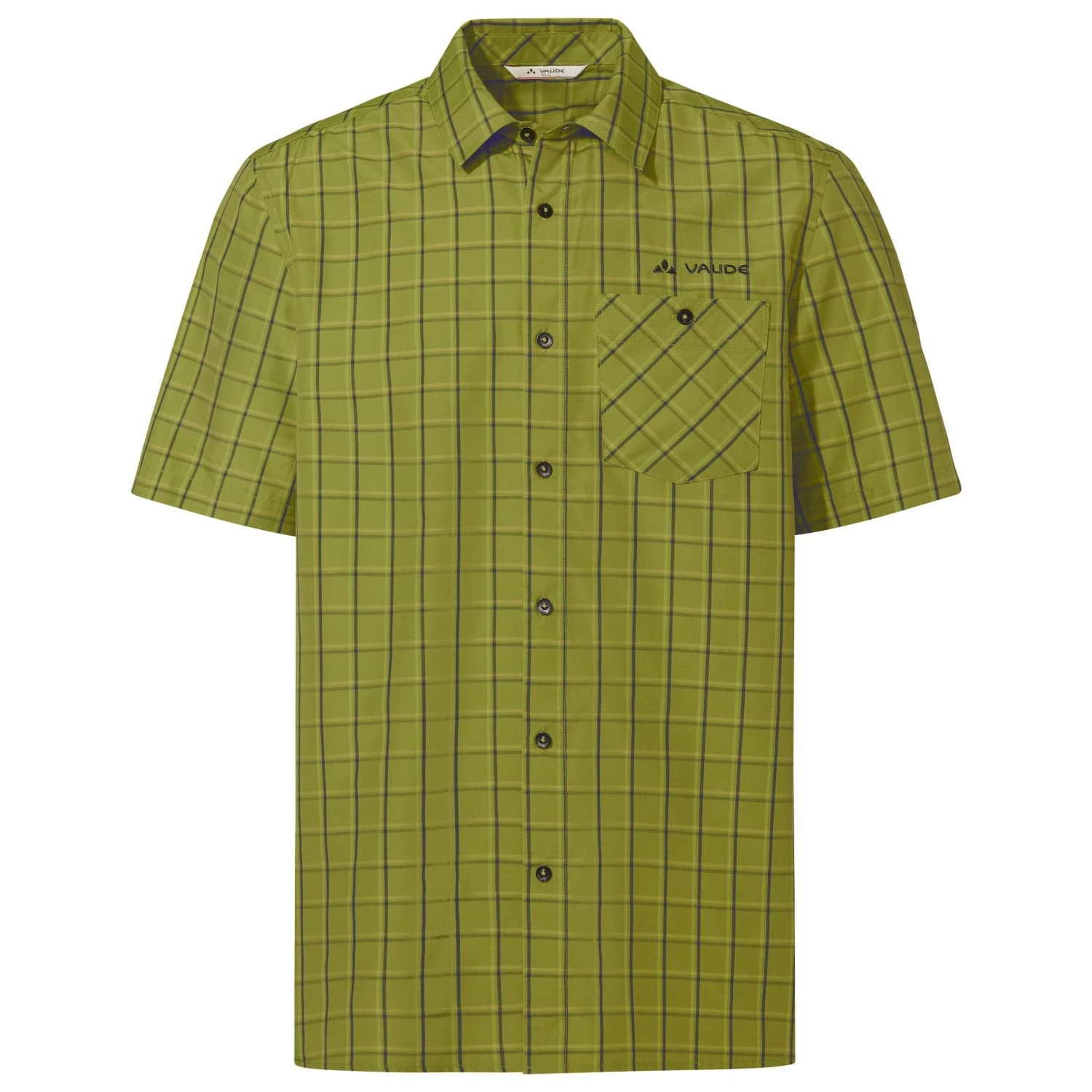 Мъжка риза с копчета Vaude Albsteig Shirt III Shirt - Dark Leaf