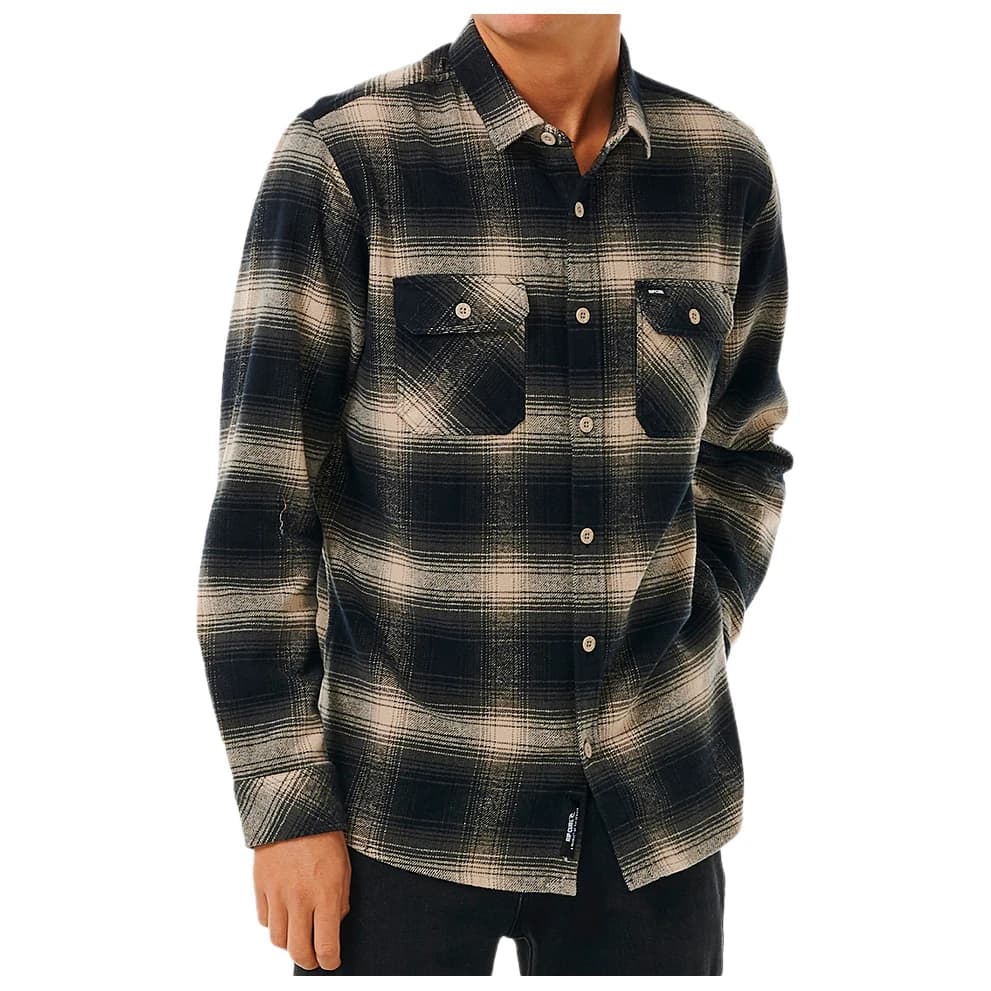 Мъжка риза с копчета Rip curl Count Flannel Shirt - Taupe