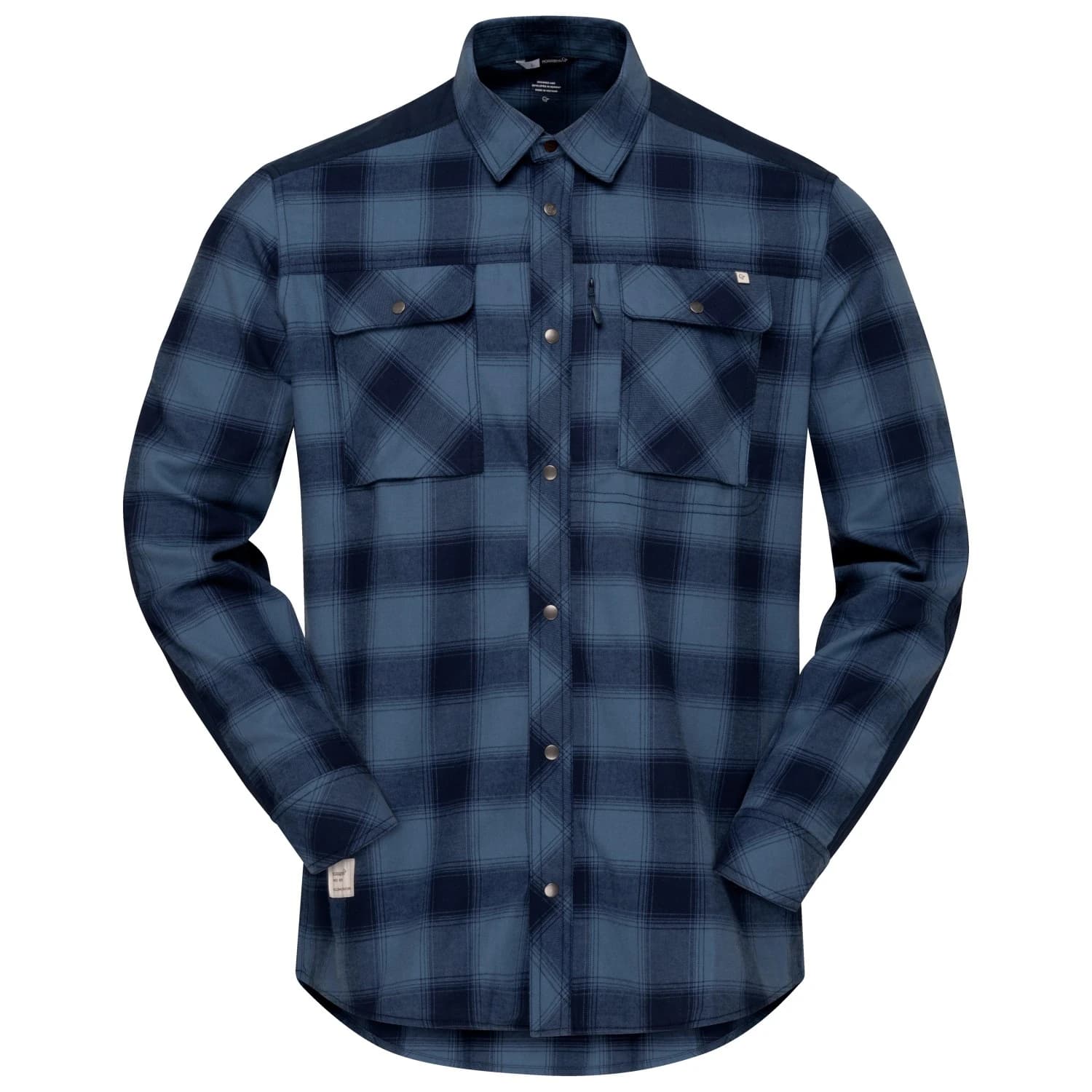 Мъжка риза с копчета Norrøna Femund Flannel Shirt - Navy Blazer