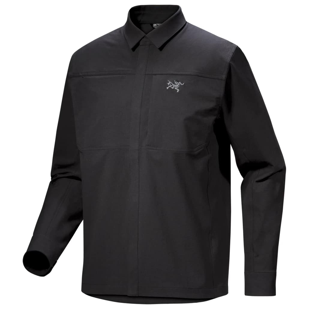 Мъжка риза с копчета Arc'teryx Cronin Cotton Overshirt Shirt - Black