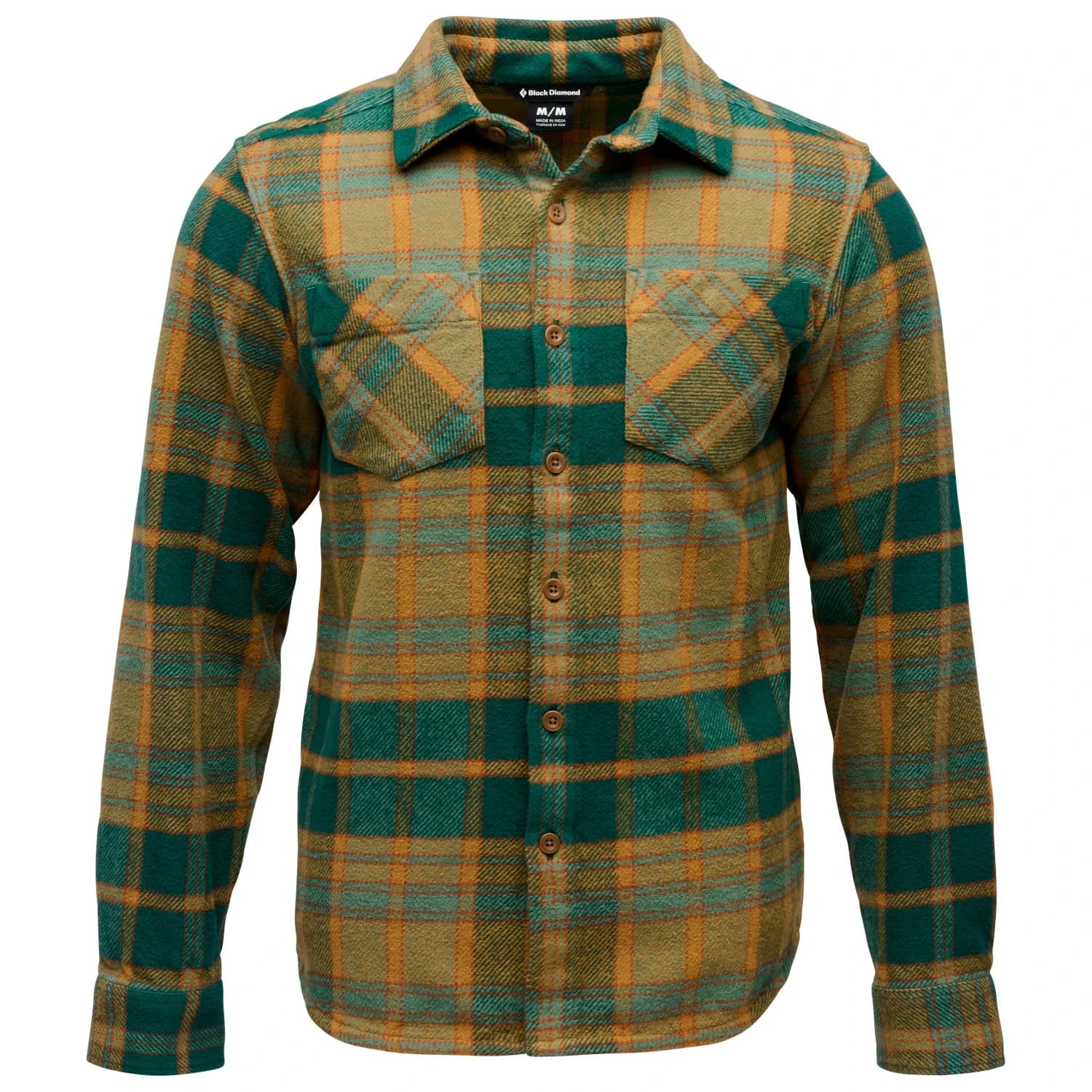 Мъжка риза с копчета Black Diamond Project Heavy Flannel Shirt - Deep Woods / Laurel Green Plaid