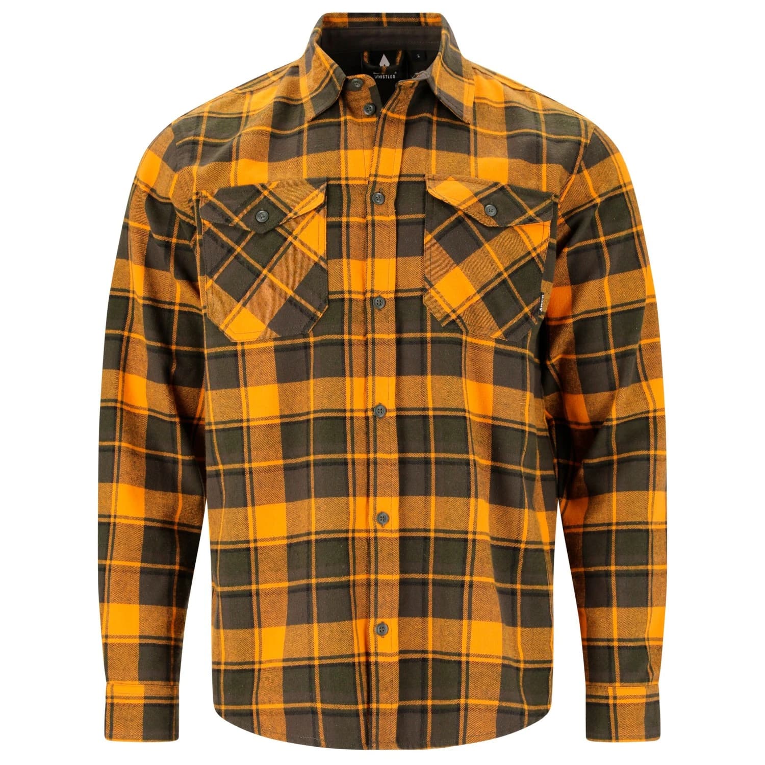 Мъжка риза с копчета Whistler Bargo Checked Shirt - Rosin