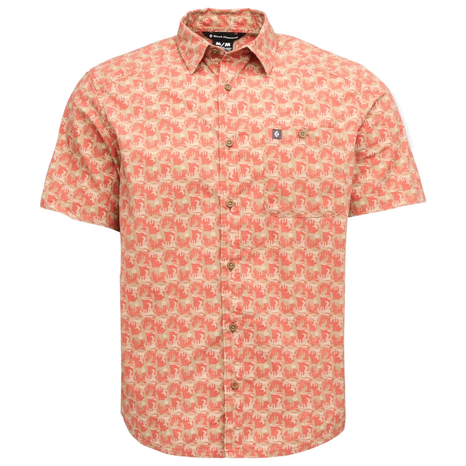 Мъжка риза с копчета Black Diamond Wingate S/S Shirt - Burnt Sienna Desert Tower