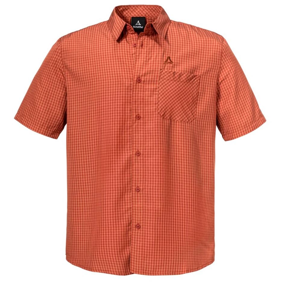 Мъжка риза с копчета Schöffel Circ Shirt Style Dalfoss Shirt - Dark Crabapple