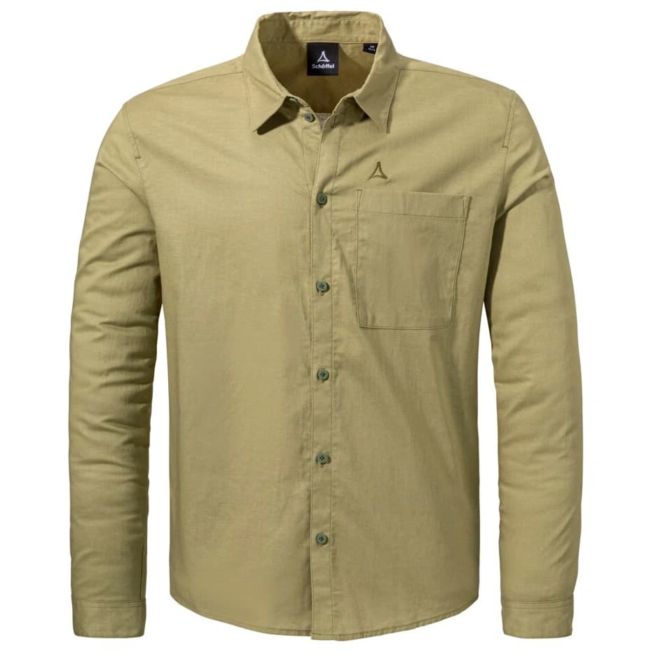 Мъжка риза с копчета Schöffel Shirt Style Chanduy Shirt - Solid Olive