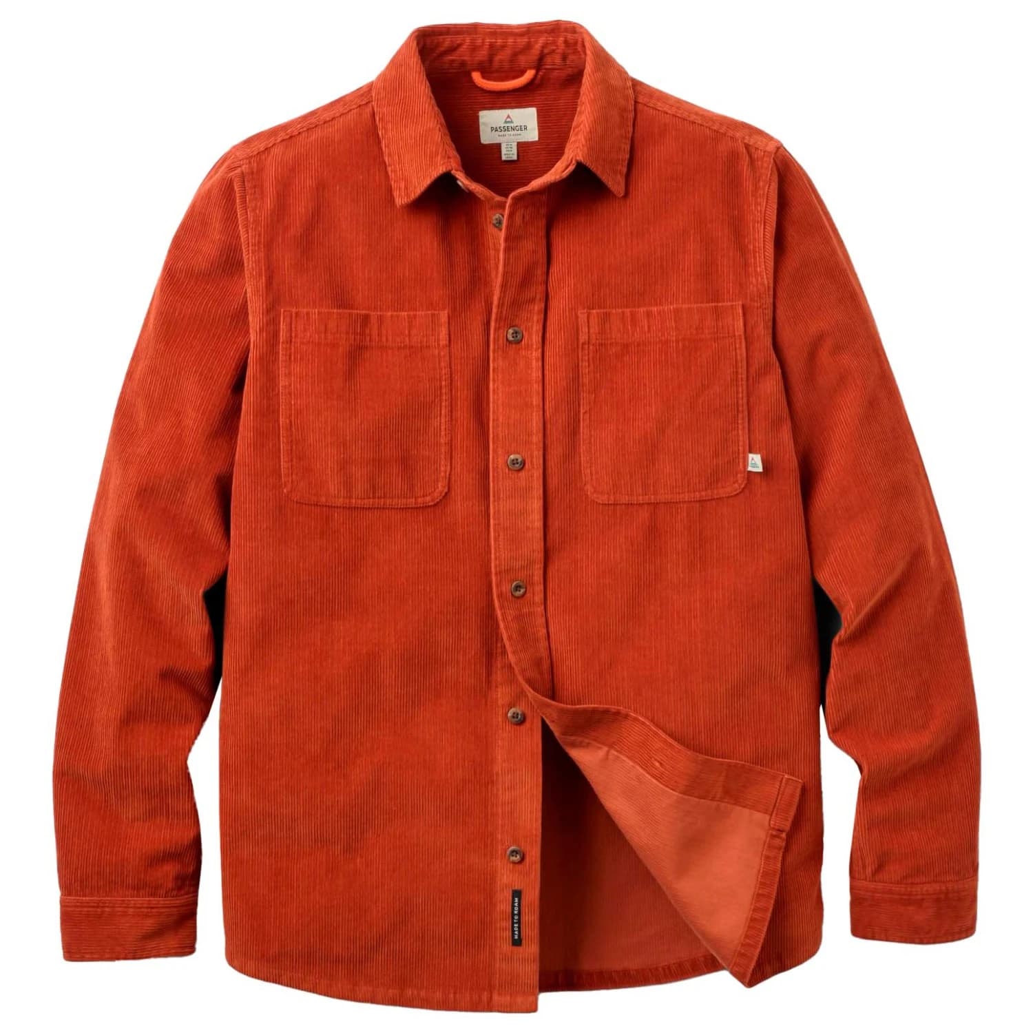Риза с копчета Passenger Backcountry Cord Shirt - Dark Rust